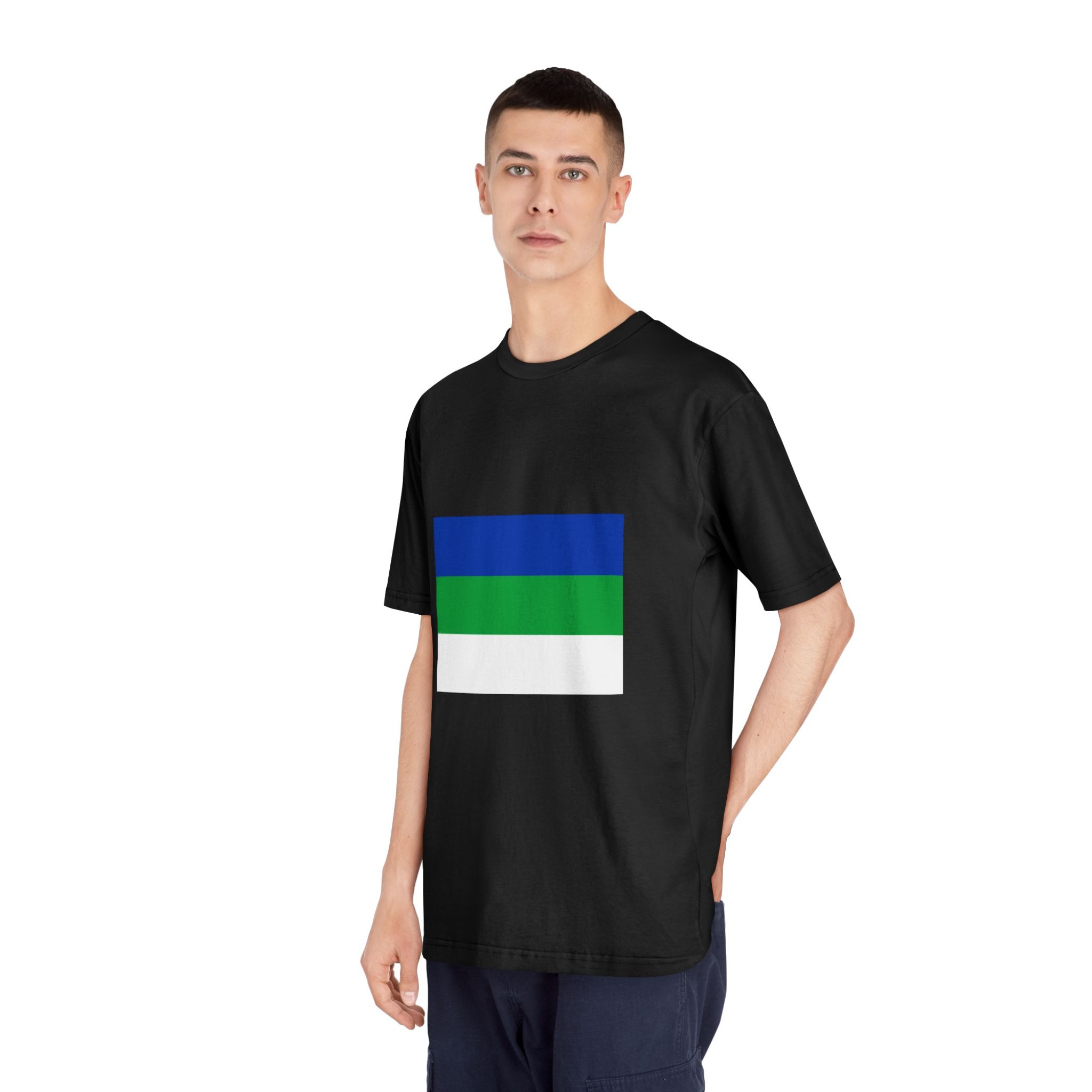 Flag of Komi Unisex Classic Crewneck T Shirt - Image 8