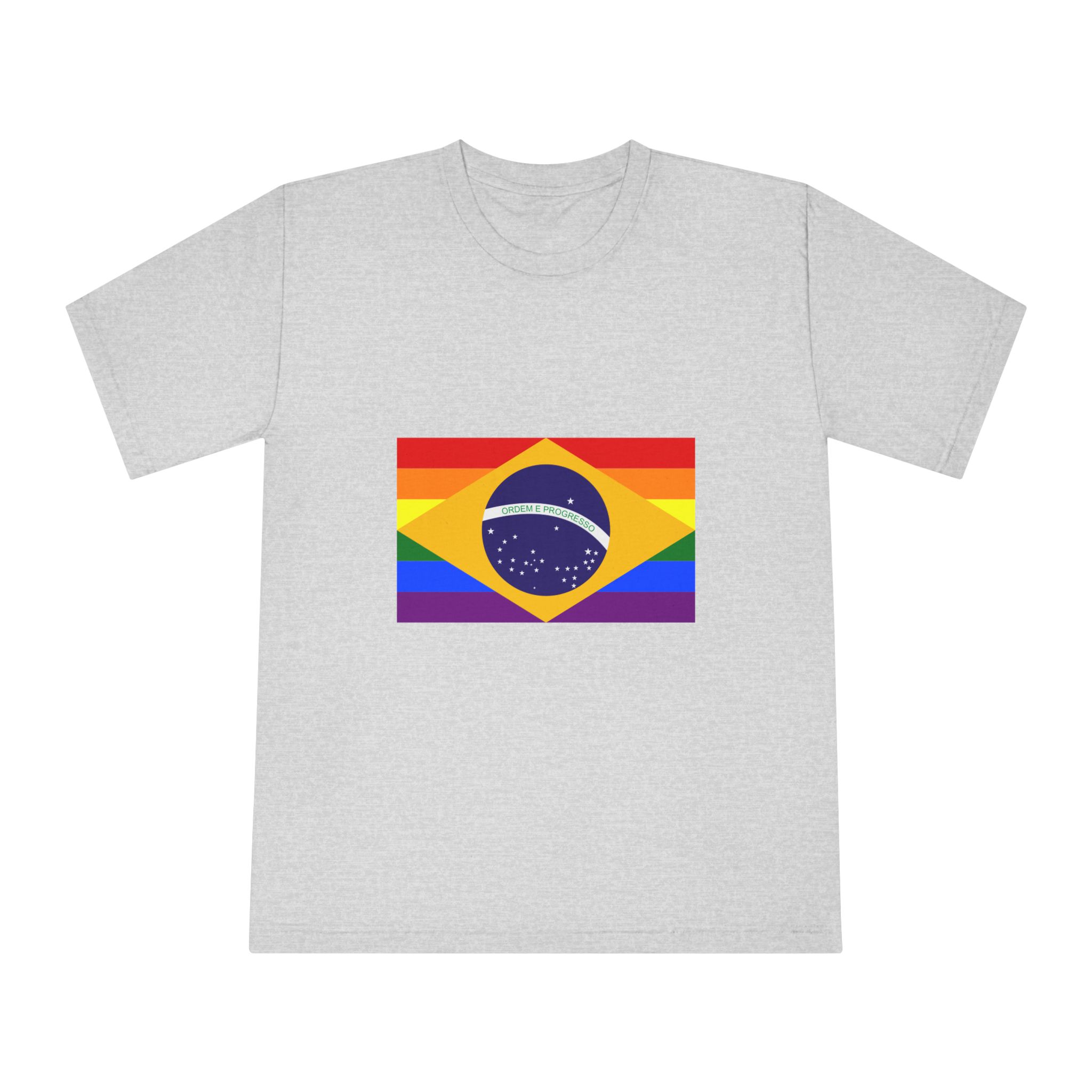 Brazil Gay Flag Unisex Classic Crewneck T Shirt - Image 13