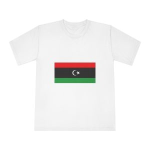 Flag of Libya Unisex Classic Crewneck T Shirt