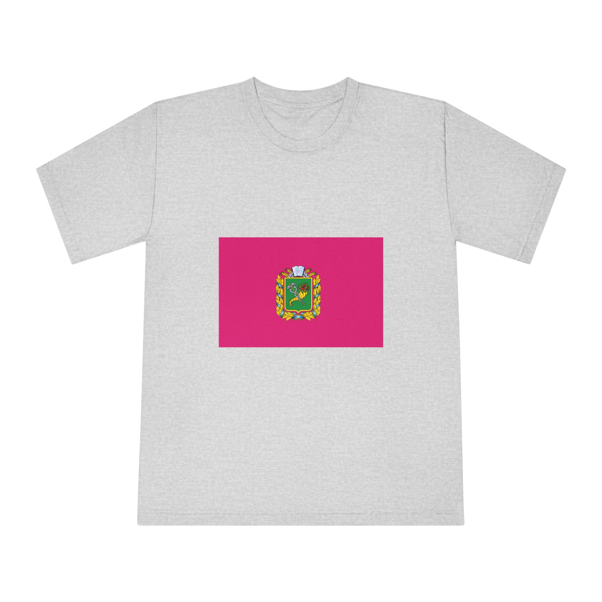 Flag of Kharkiv Oblast Unisex Classic Crewneck T Shirt - Image 13