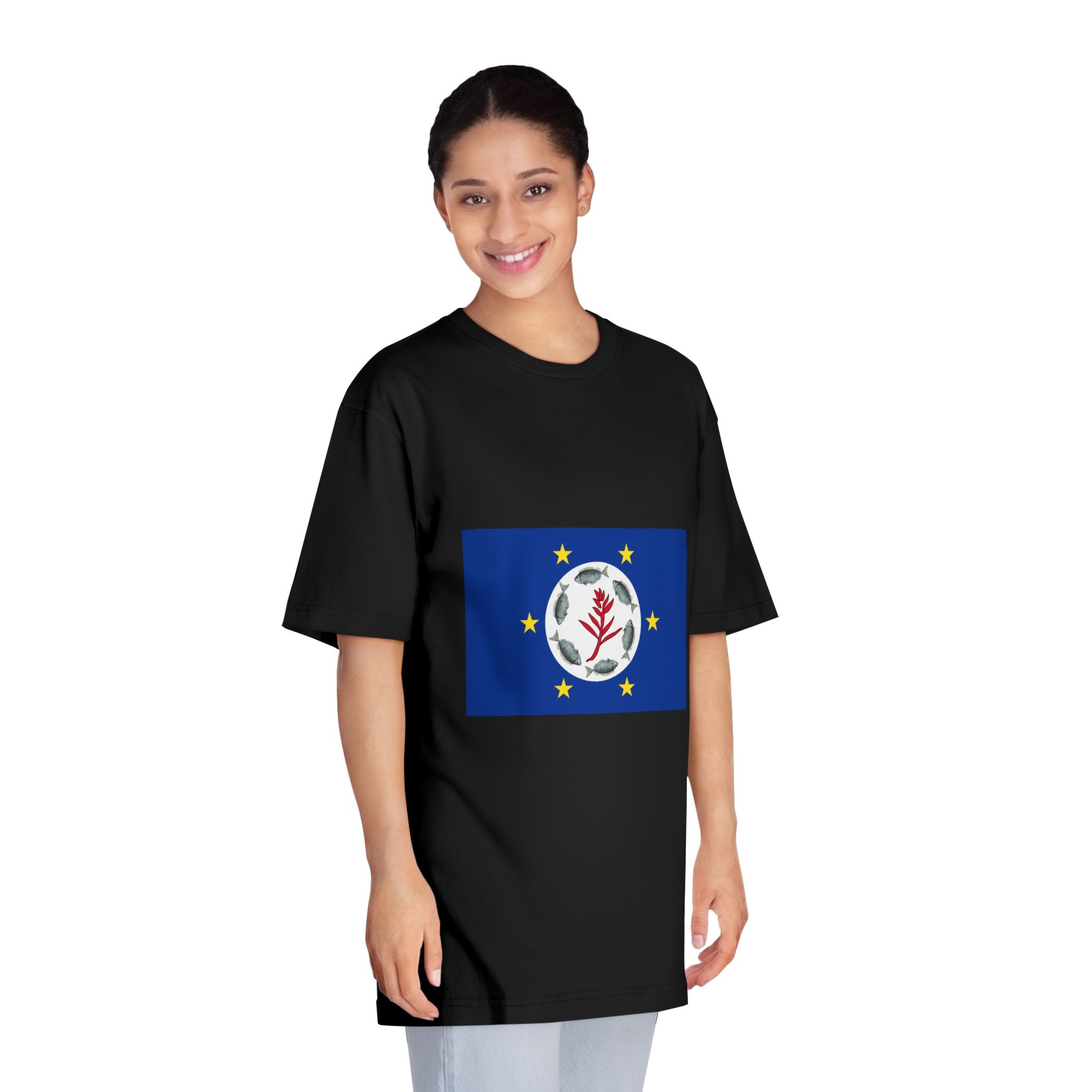 Flag of Airai State Unisex Classic Crewneck T Shirt - Image 7