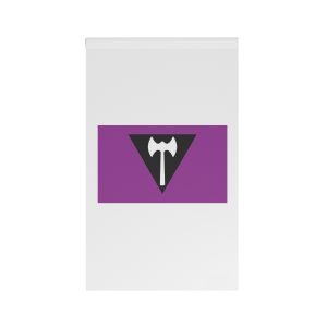 Labrys Lesbian Flag House Banner