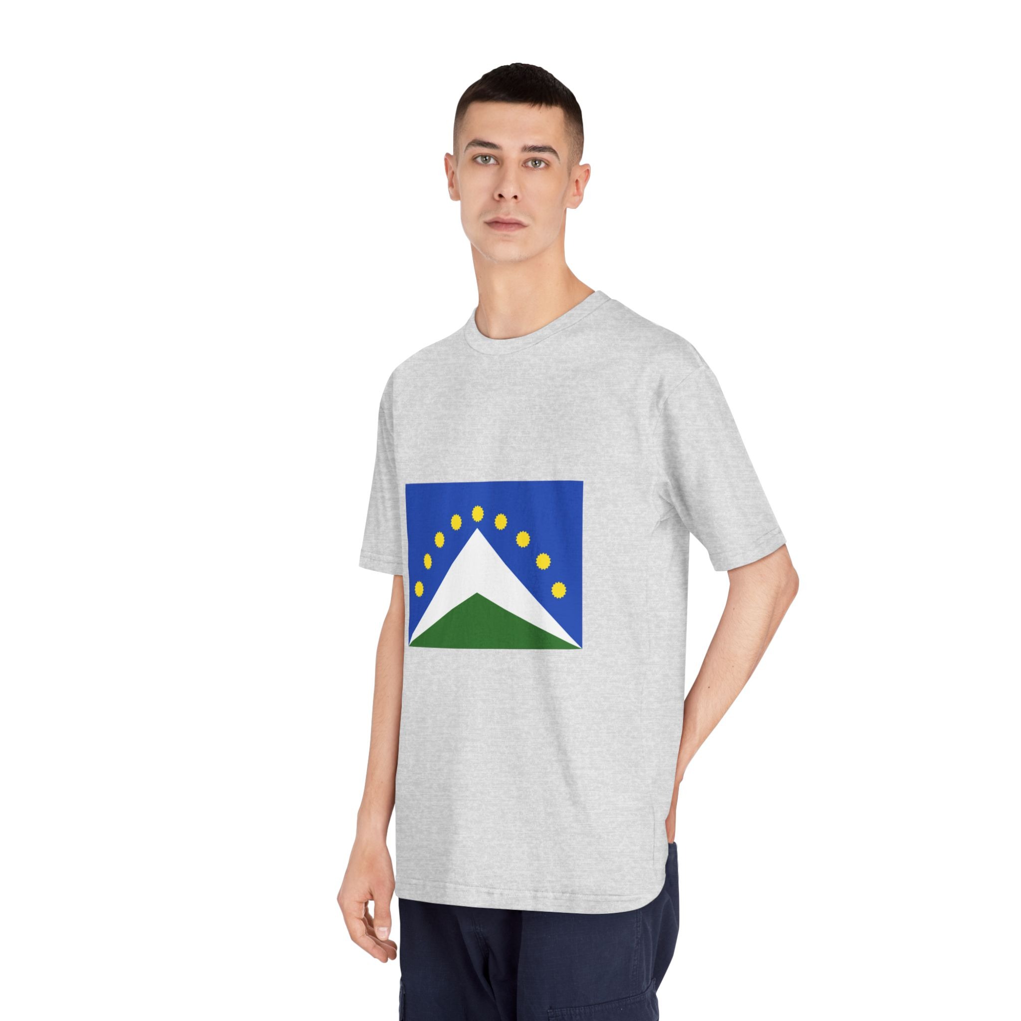 Flag of Junin Unisex Classic Crewneck T Shirt - Image 16
