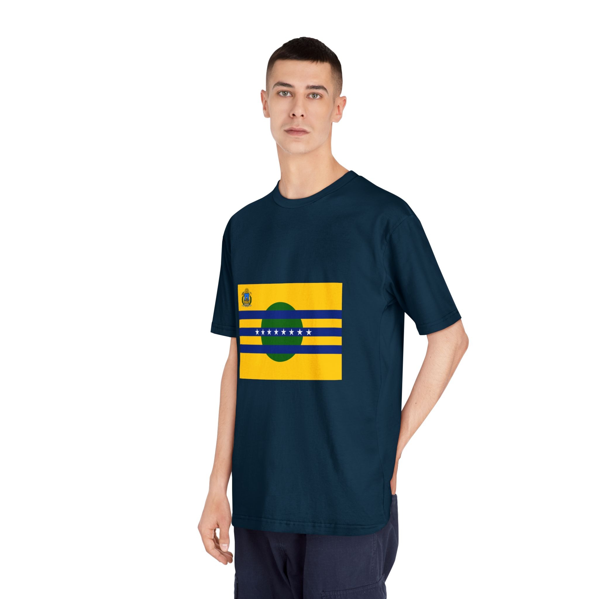Flag of Bolívar State Unisex Classic Crewneck T Shirt - Image 20