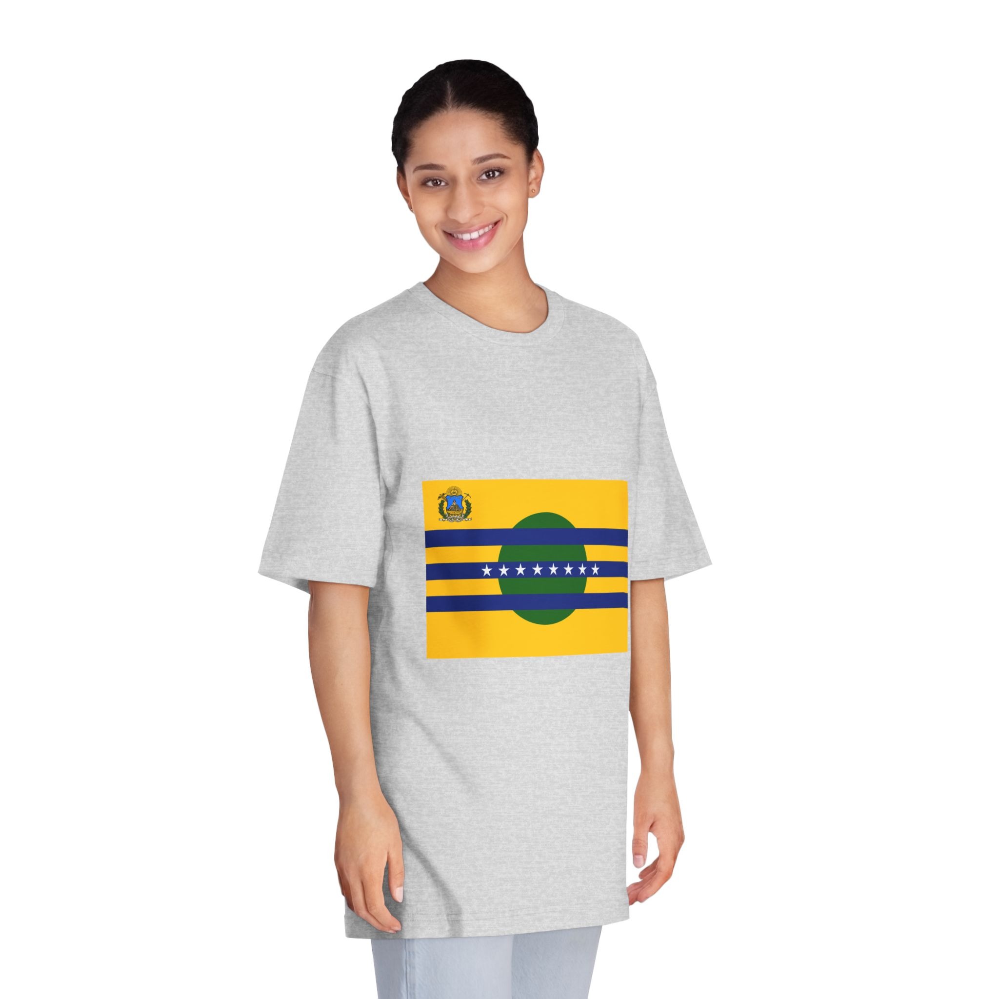 Flag of Bolívar State Unisex Classic Crewneck T Shirt - Image 15