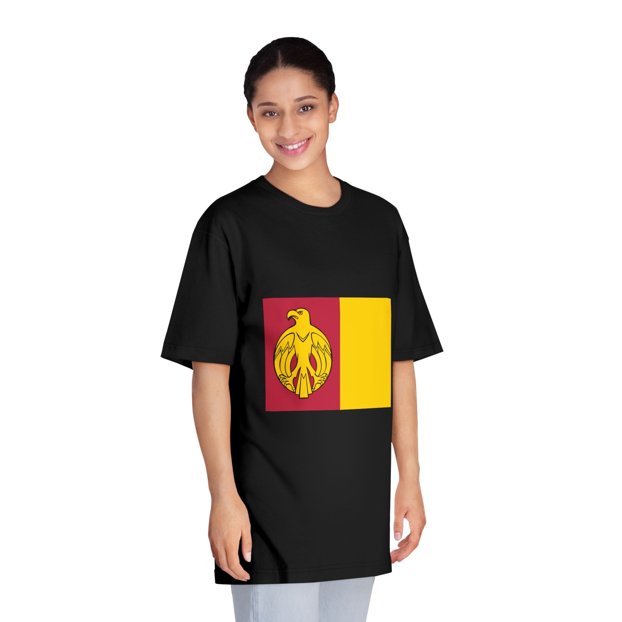 Flag of Kirovohrad Oblast Unisex Classic Crewneck T Shirt - Image 7