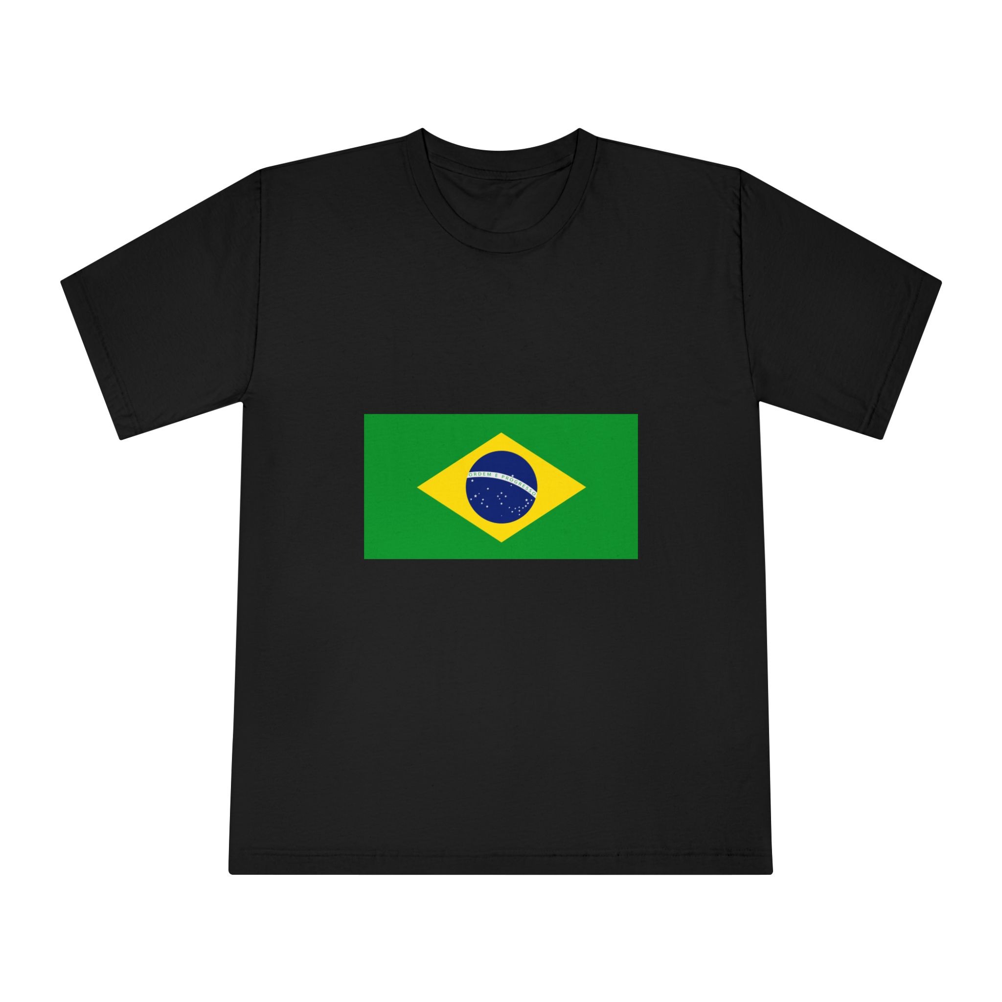 Brasil Flag Unisex Classic Crewneck T Shirt - Image 5