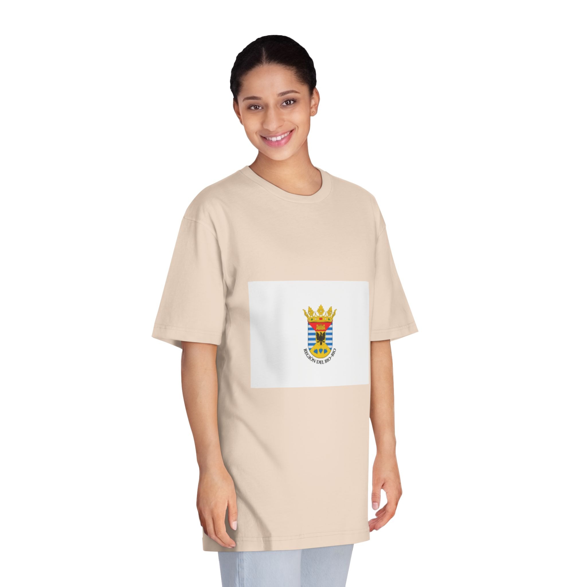 Flag of Biobío Region, Chile Unisex Classic Crewneck T Shirt - Image 11