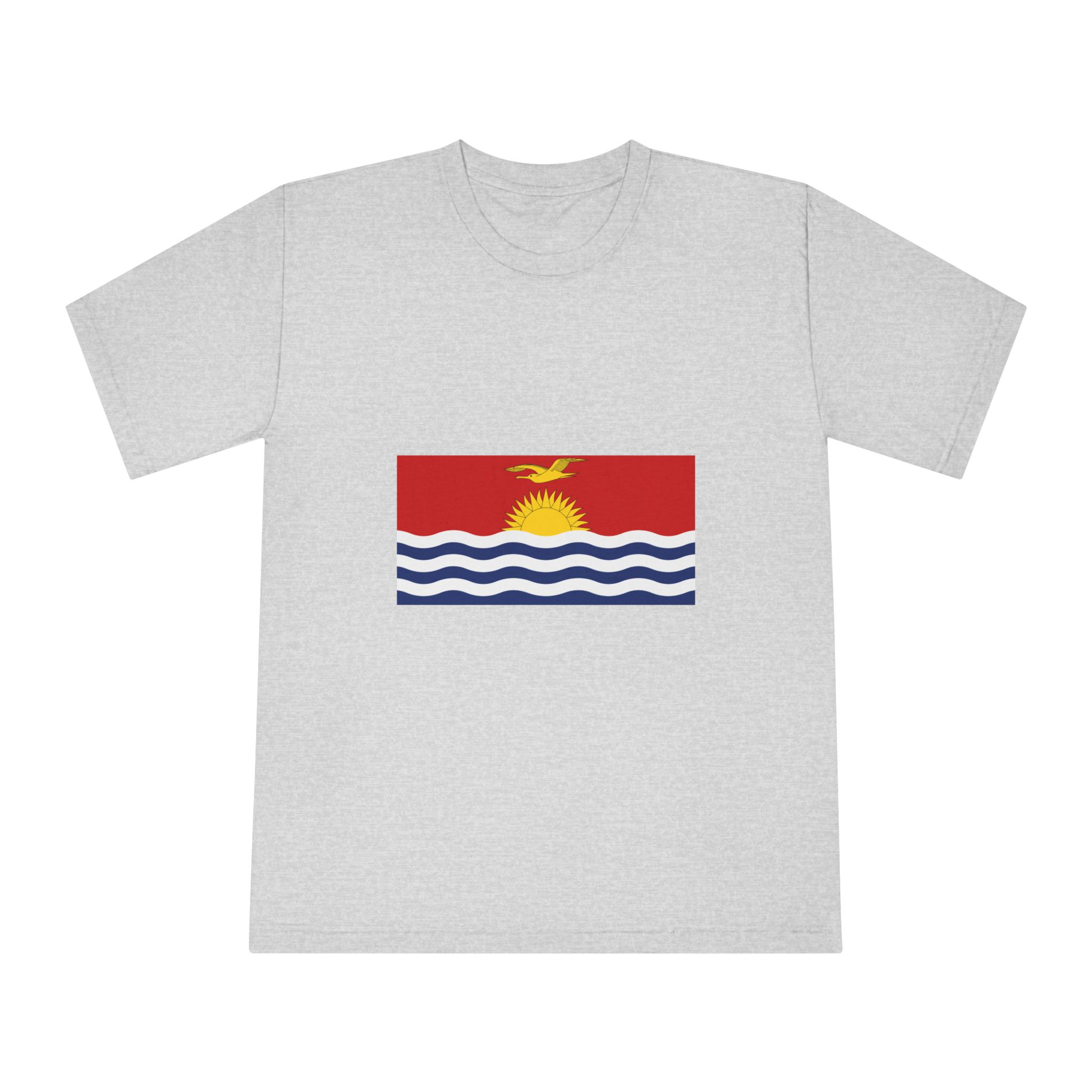 Flag of Kiribati Unisex Classic Crewneck T Shirt - Image 13
