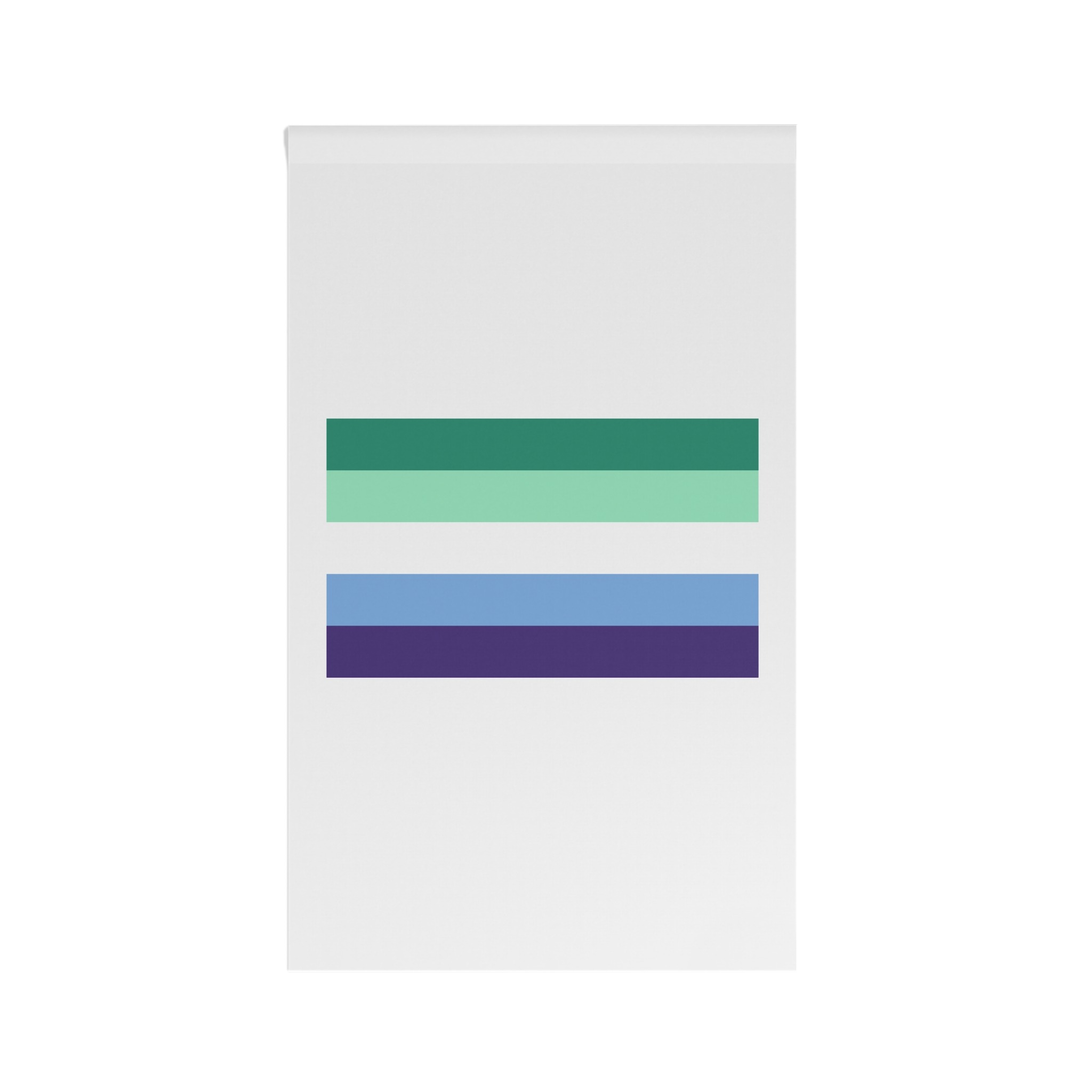Striped New Gay Male Pride Flag House Banner
