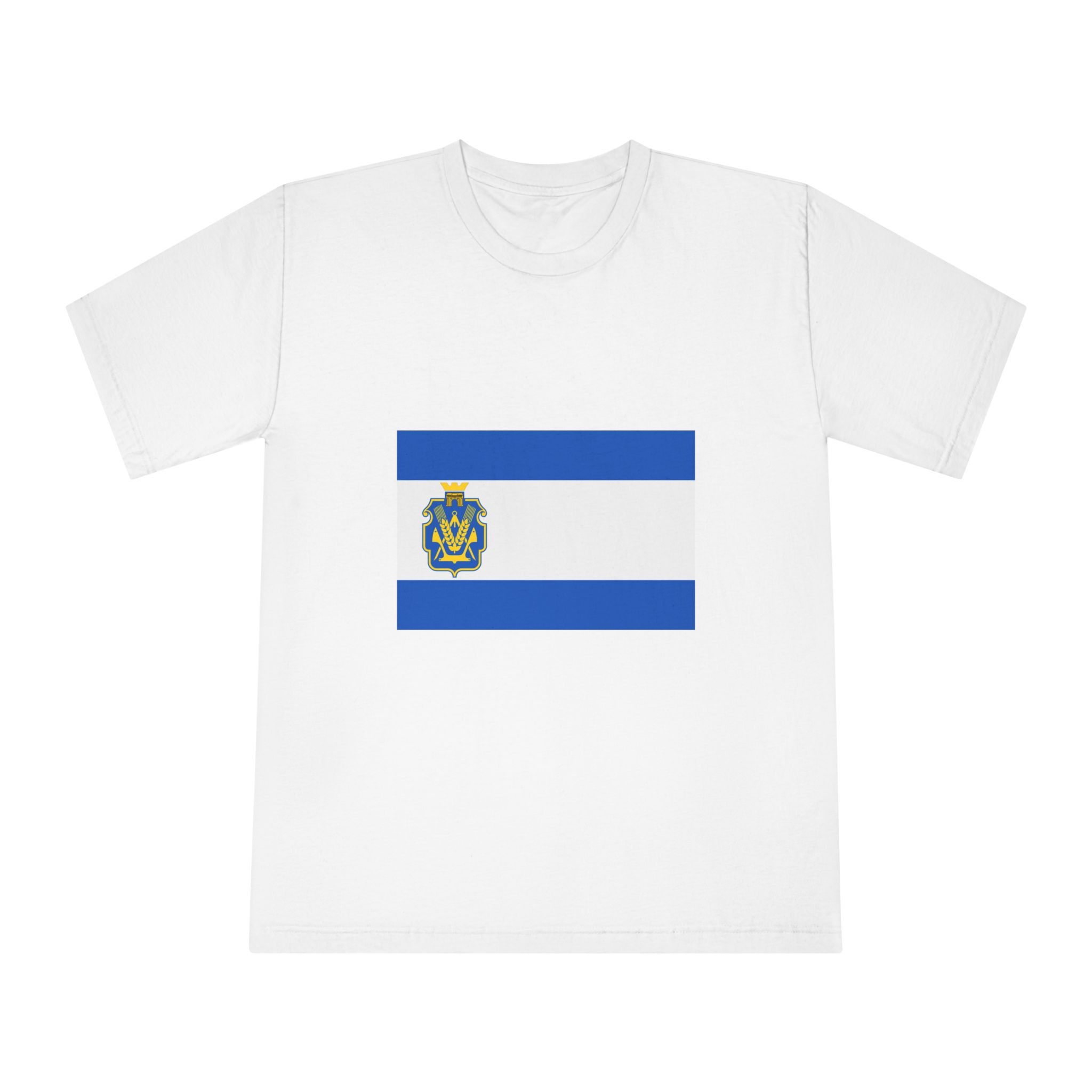 Flag of Kherson Oblast Unisex Classic Crewneck T Shirt