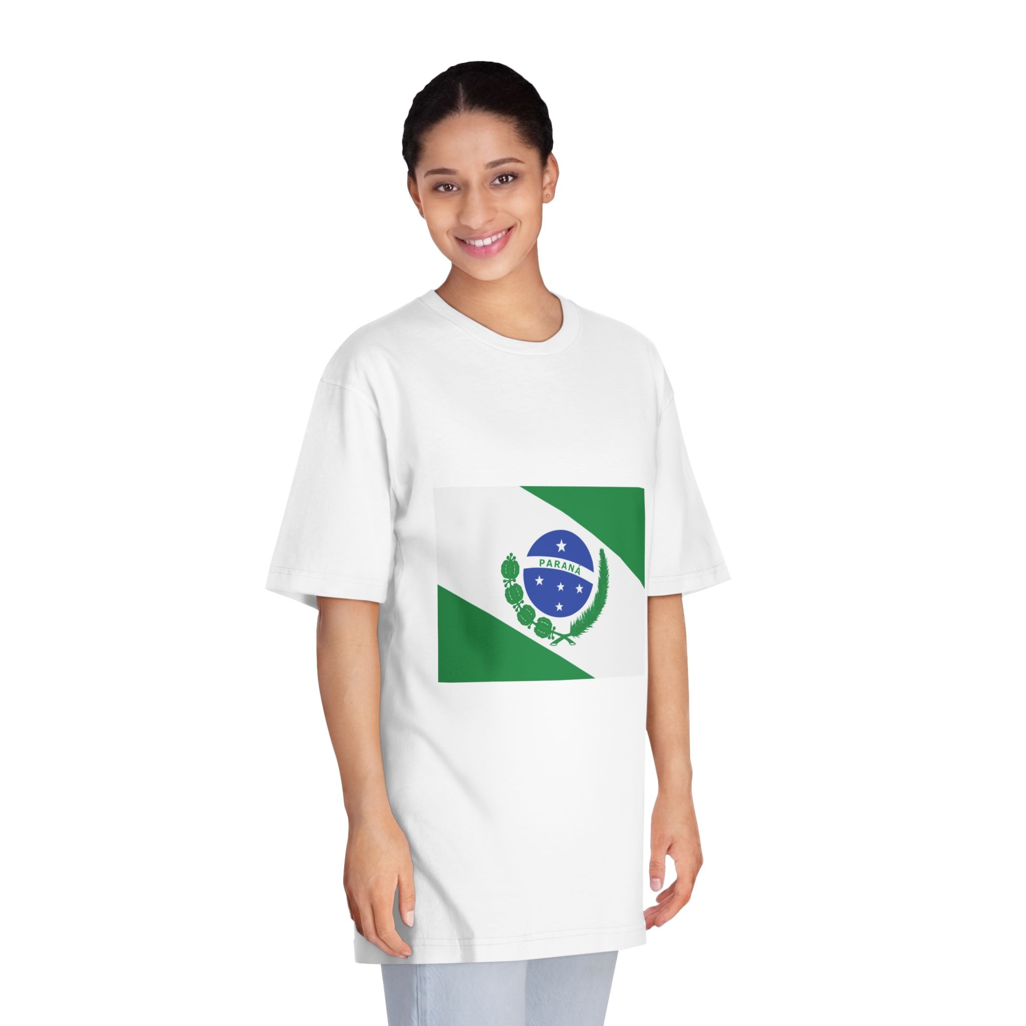 Bandeira Do Paraná Unisex Classic Crewneck T Shirt - Image 3