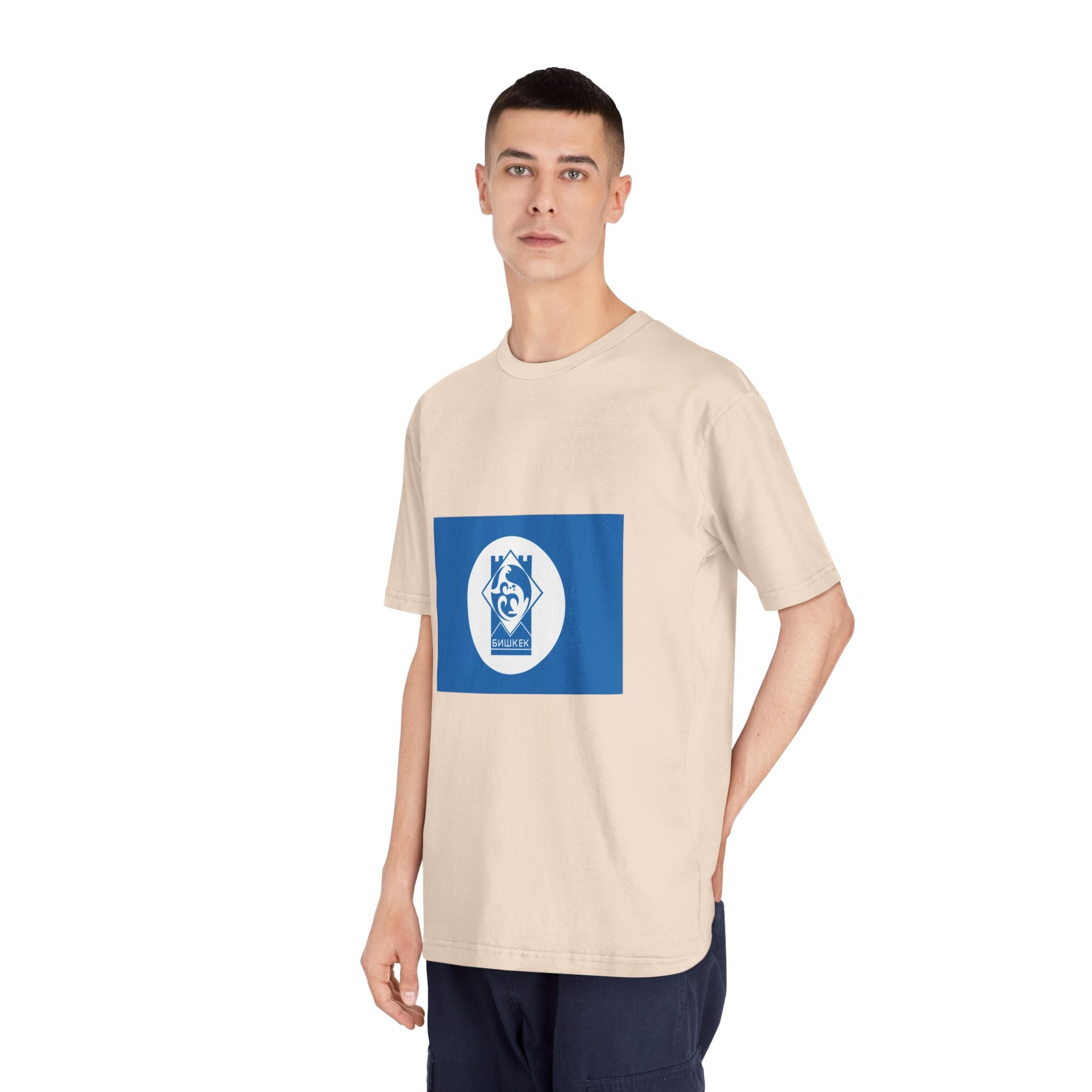 Flag of Bishkek Unisex Classic Crewneck T Shirt - Image 12