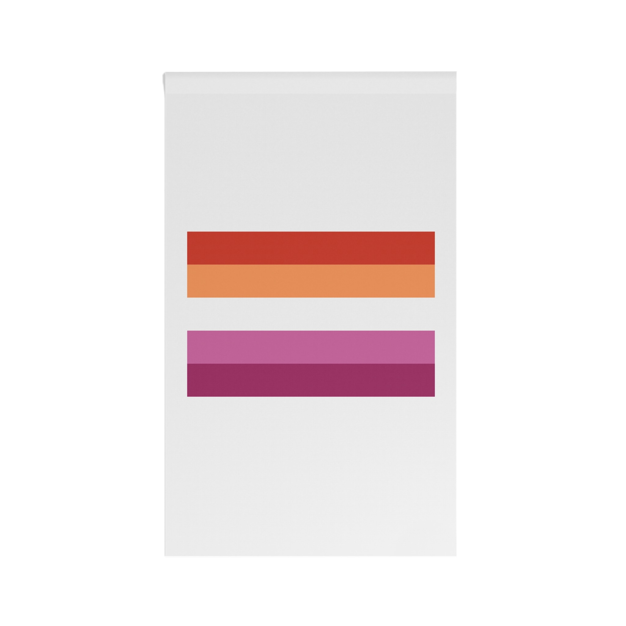Orange and Pink Lesbian Flag House Banner - Image 2