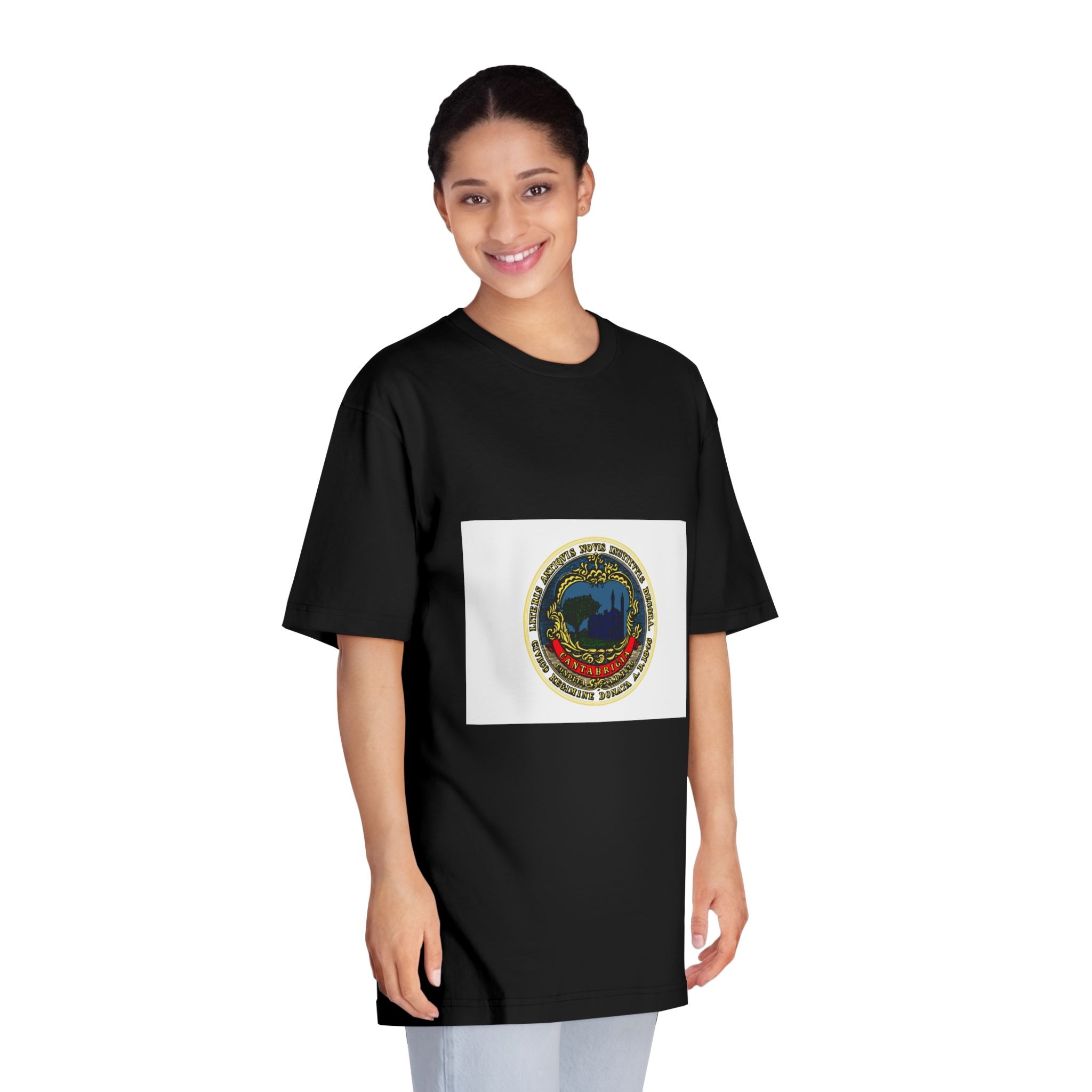 Flag of Cambridge, Massachusetts Unisex Classic Crewneck T Shirt - Image 7
