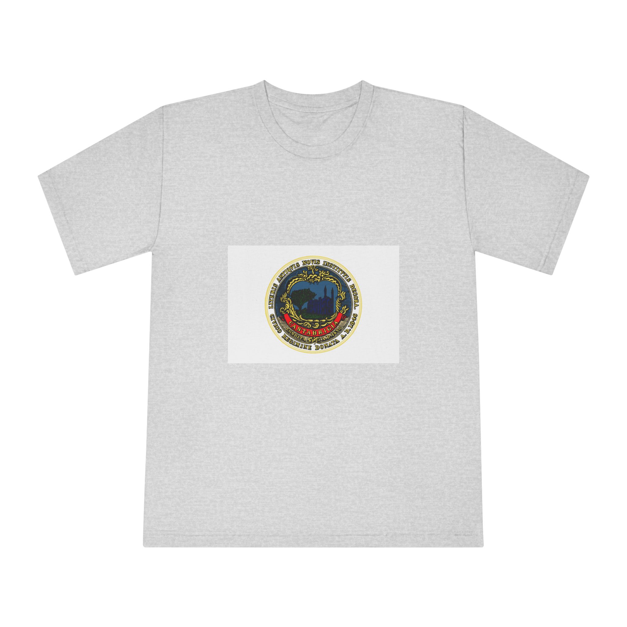 Flag of Cambridge, Massachusetts Unisex Classic Crewneck T Shirt - Image 13