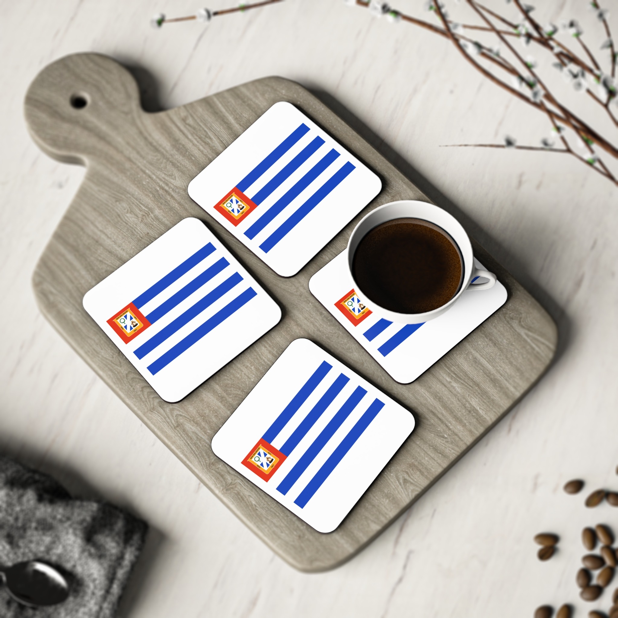 San Salvador Flag Coasters - Image 8