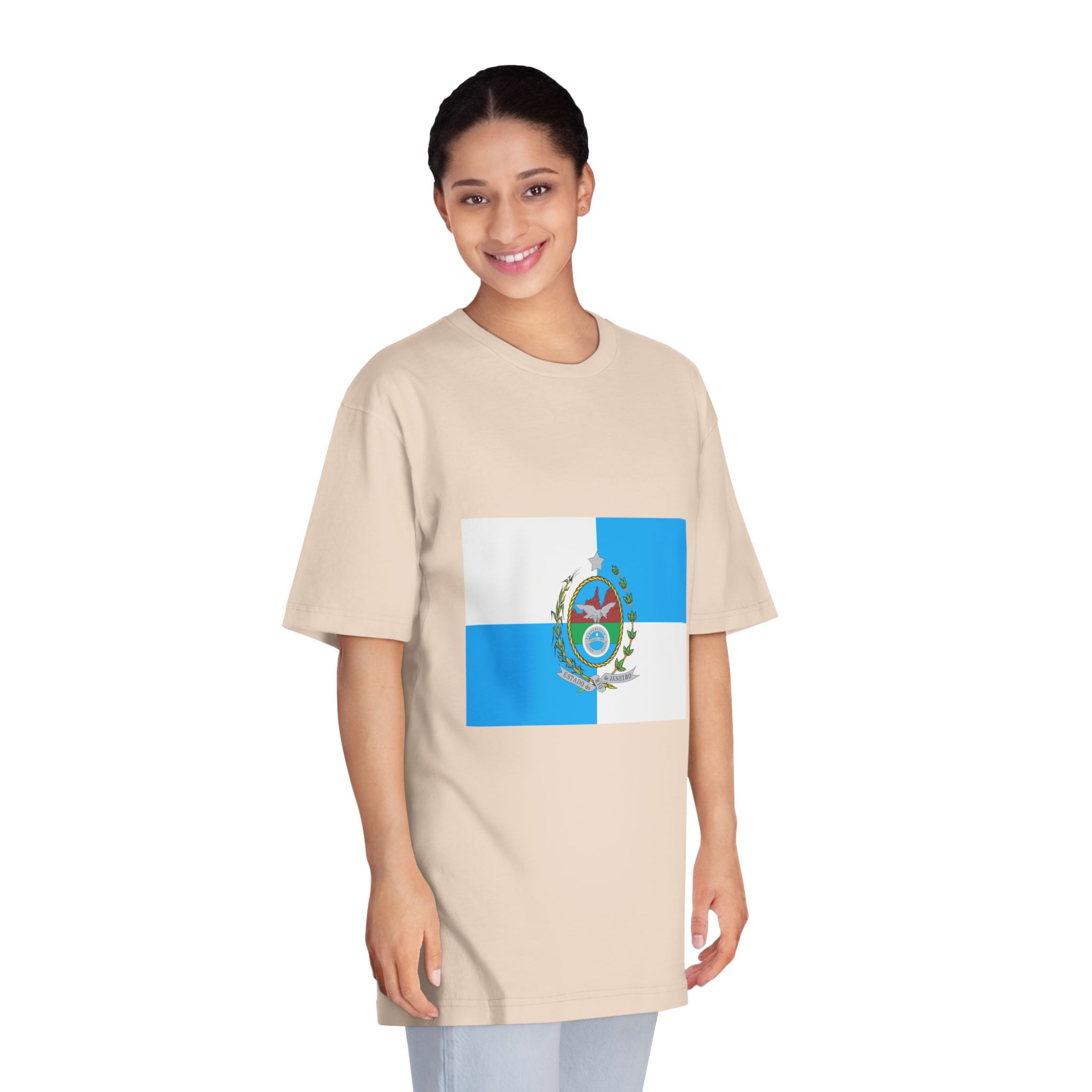 Bandeira Do Estado Do Rio de Janeiro Unisex Classic Crewneck T Shirt - Image 11