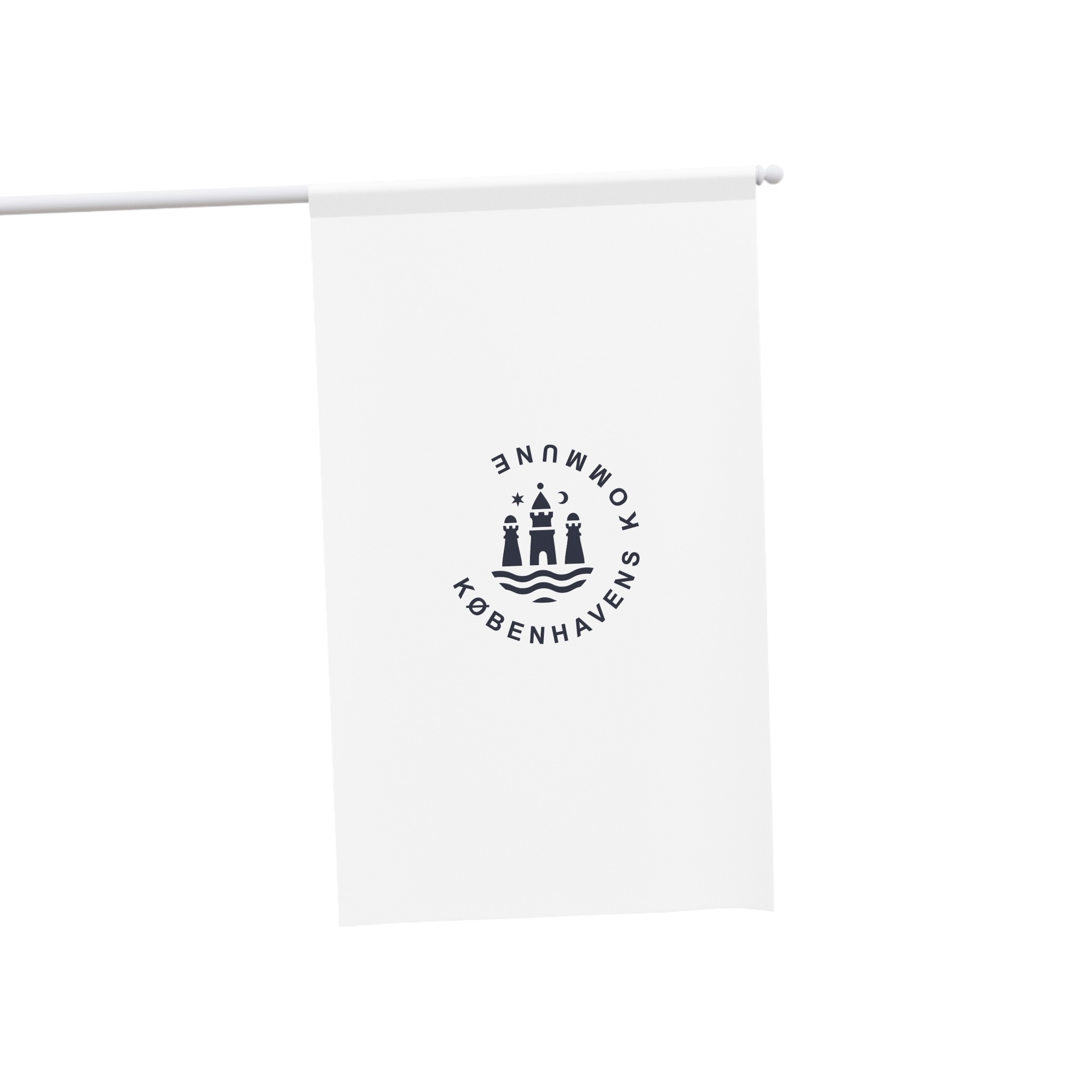 Flag of Copenhagen Municipality, Denmark House Banner - Image 3