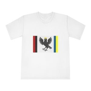 Flag of Ivano Frankivsk Oblast Unisex Classic Crewneck T Shirt