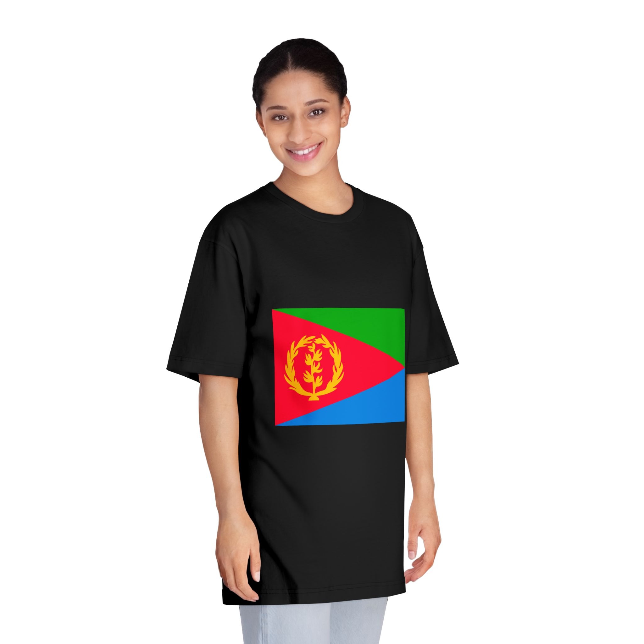 Flag of Eritrea 1993 1995 Unisex Classic Crewneck T Shirt - Image 7