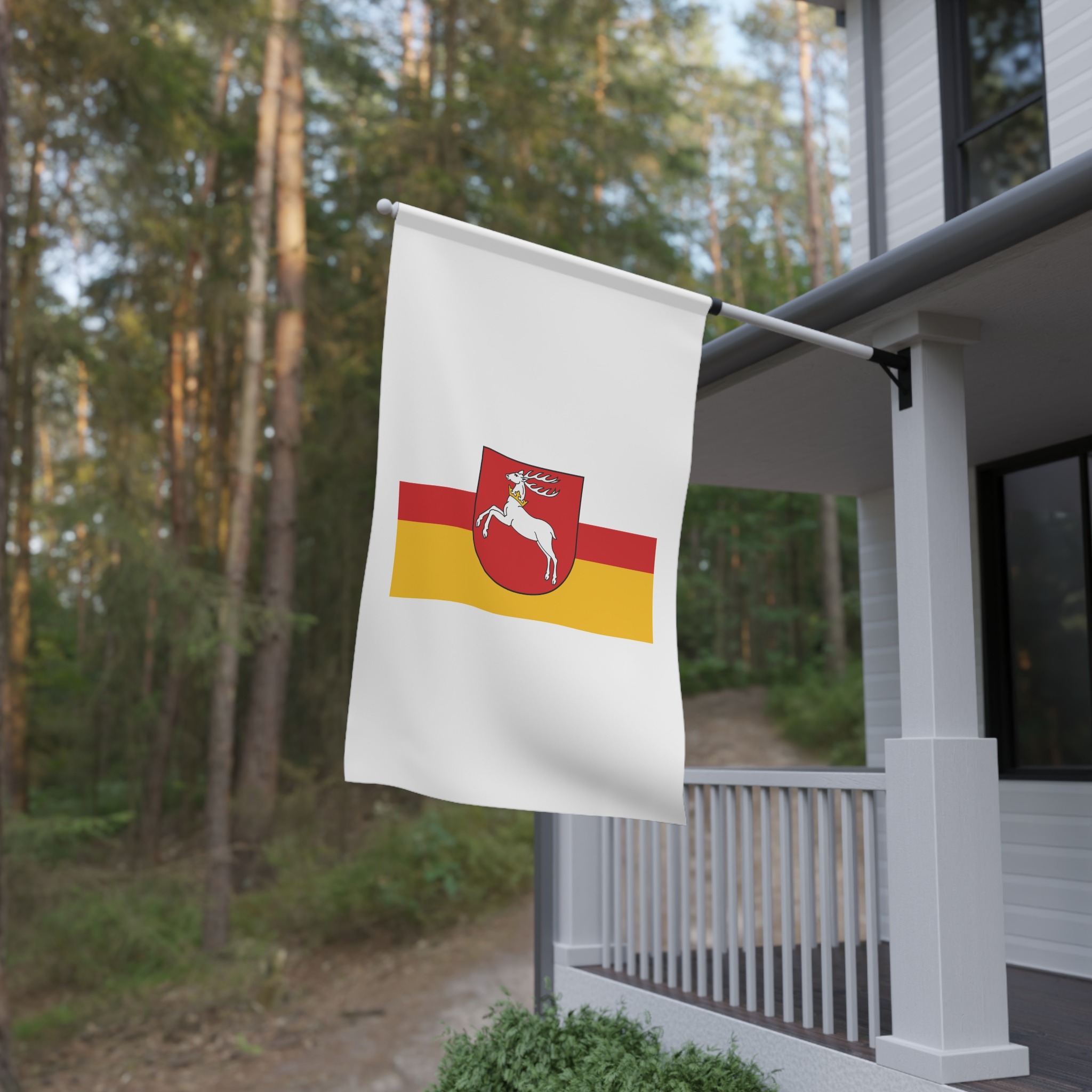 Pol Województwo Lubelskie Flag House Banner - Image 4