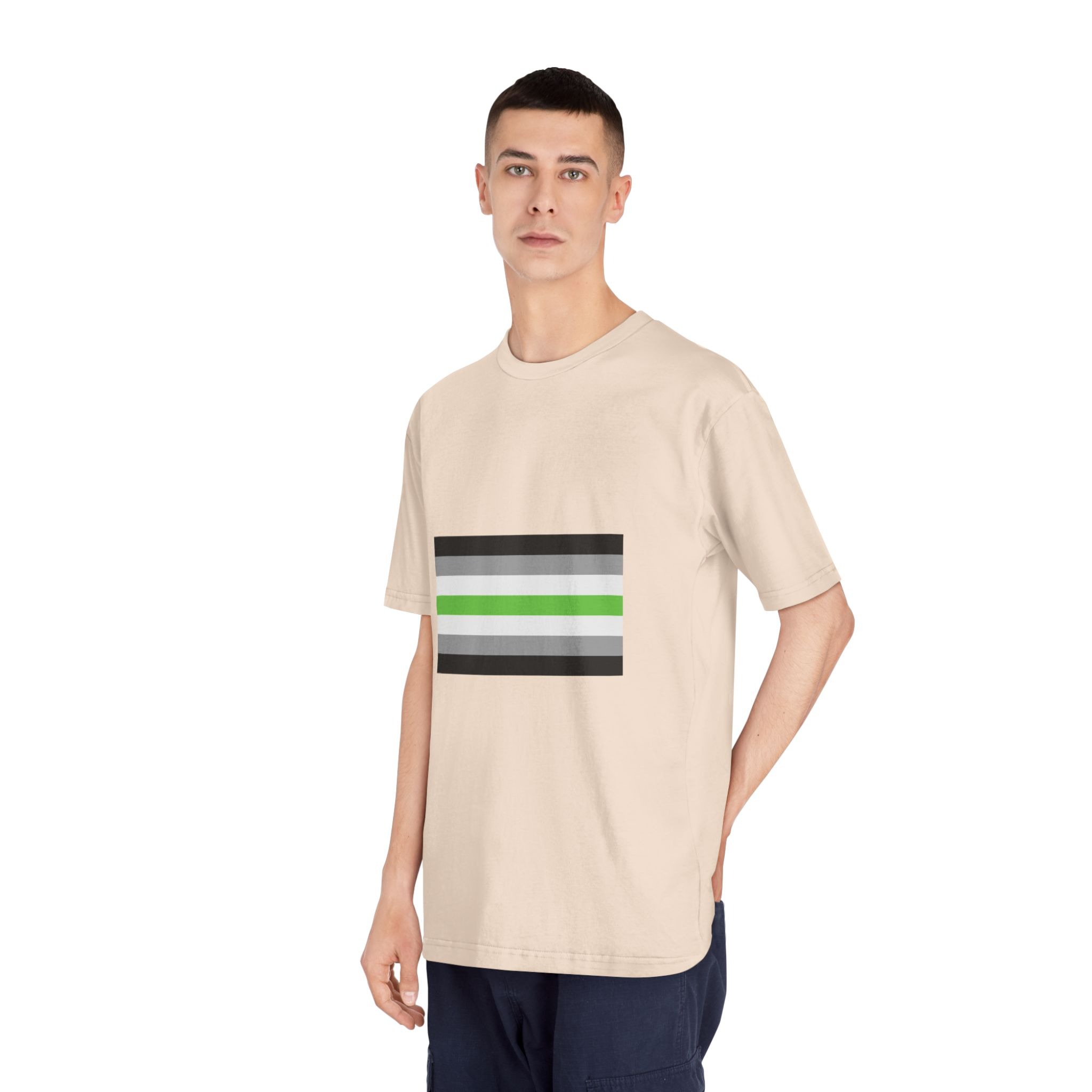Agender Flag Unisex Classic Crewneck T Shirt - Image 12