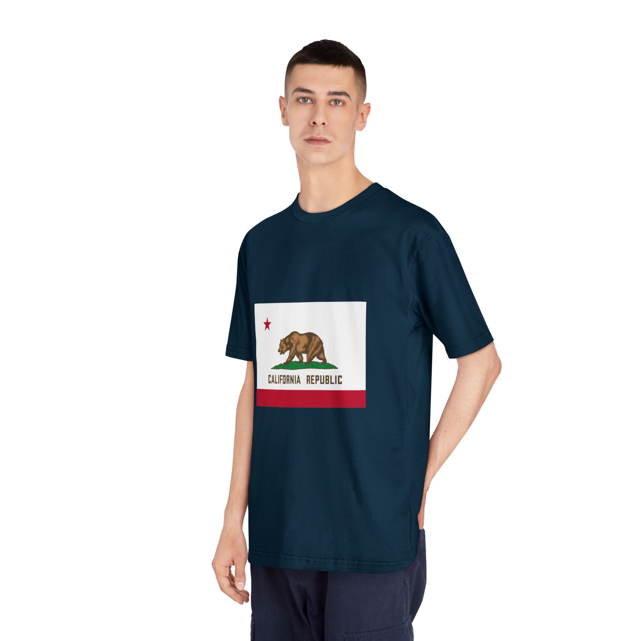 Flag of California Unisex Classic Crewneck T Shirt - Image 20