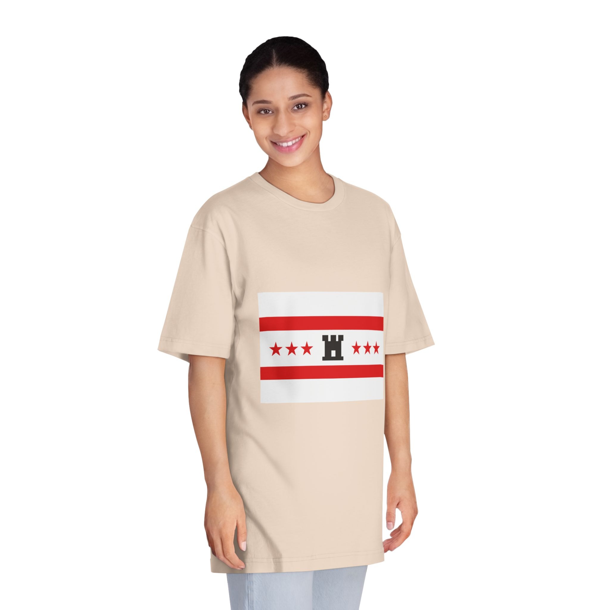 Drenthe Flag Red White Horizontal Stripes With Black Yellow Emblem Regional Flag Drenthe Unisex Classic Crewneck T Shirt - Image 11