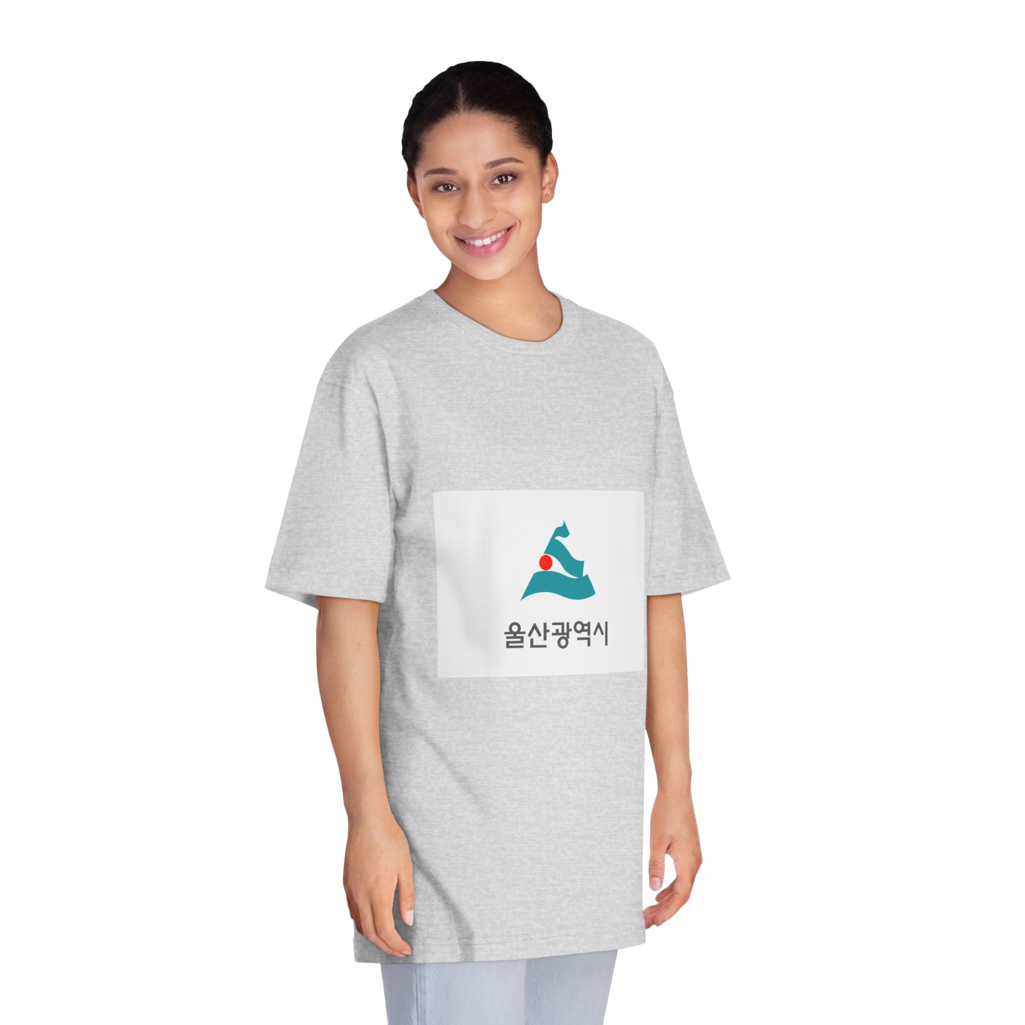 Flag of Ulsan Unisex Classic Crewneck T Shirt - Image 15