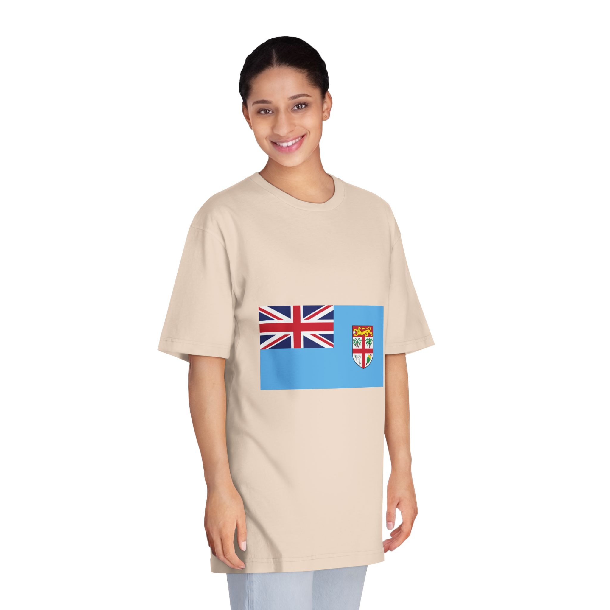 Flag of Fiji Unisex Classic Crewneck T Shirt - Image 11