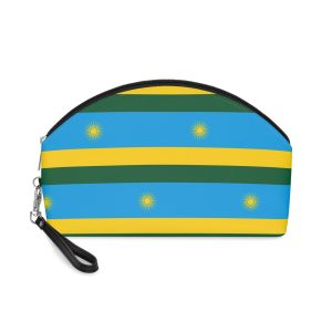 Flag of Rwanda Makeup Bag
