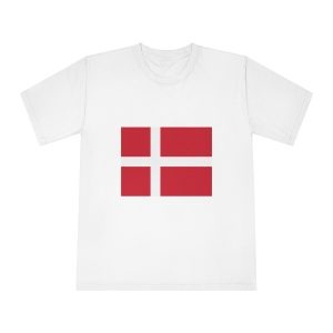Flag of Denmark Unisex Classic Crewneck T Shirt