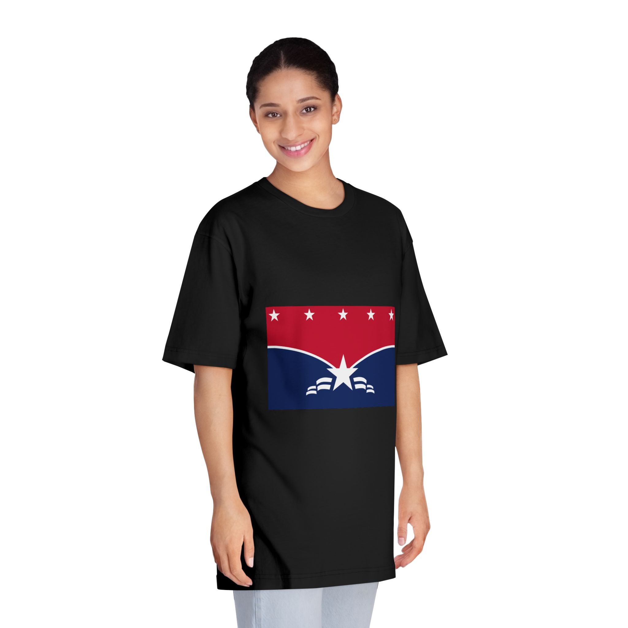 Flag of Lawrence, Indiana Unisex Classic Crewneck T Shirt - Image 7