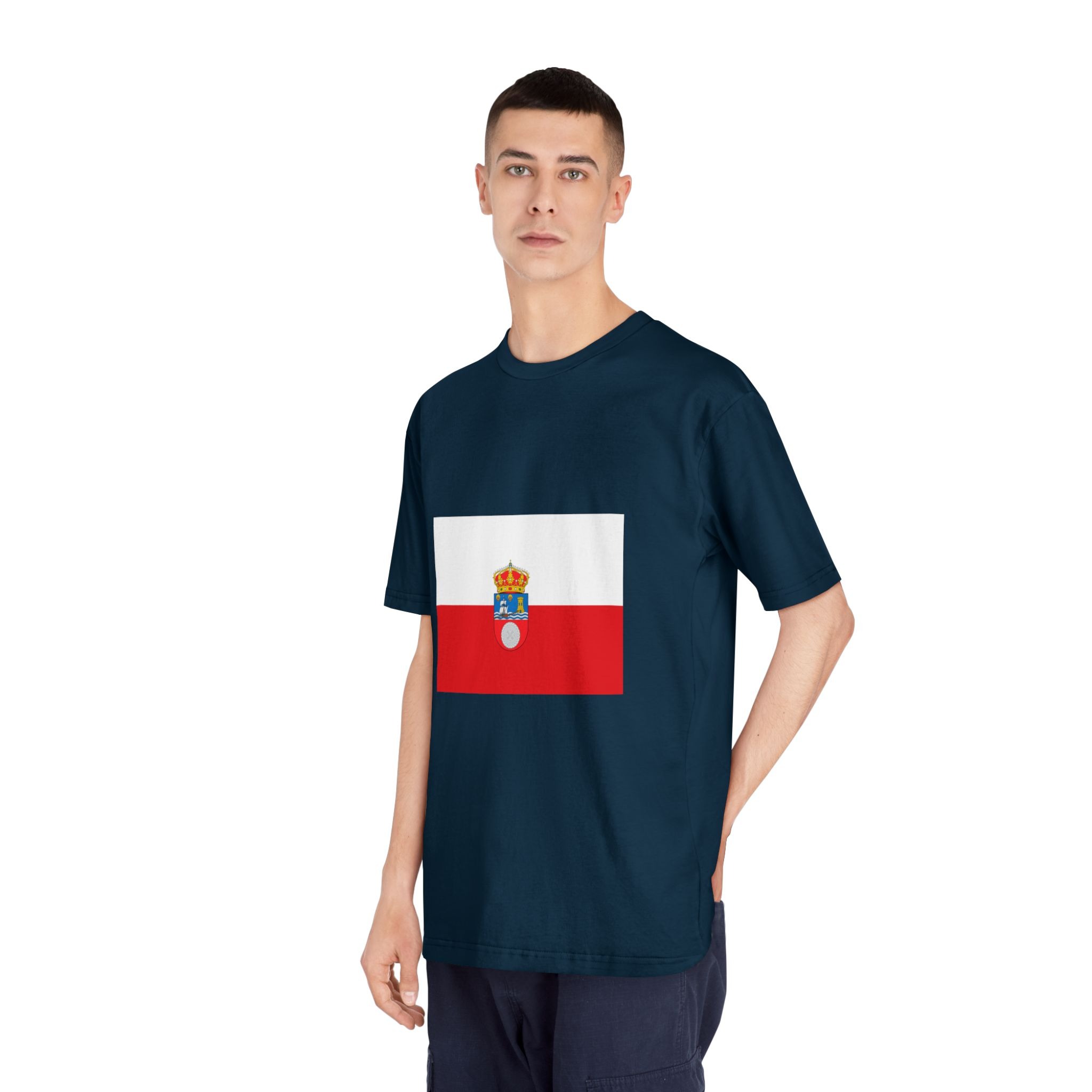 Flag of Cantabria Unisex Classic Crewneck T Shirt - Image 20