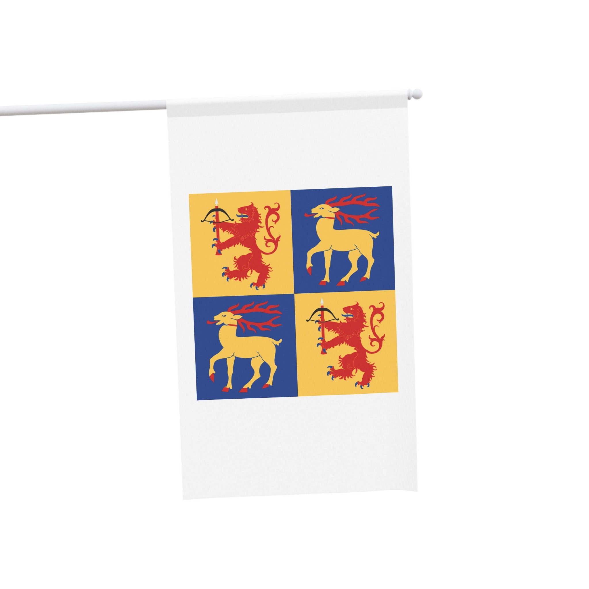 Kalmar Län Vapenflagga House Banner - Image 3