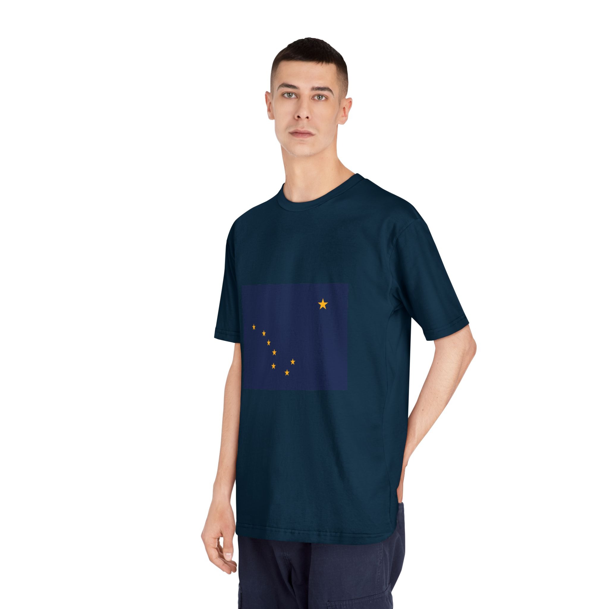 Flag of Alaska Unisex Classic Crewneck T Shirt - Image 20