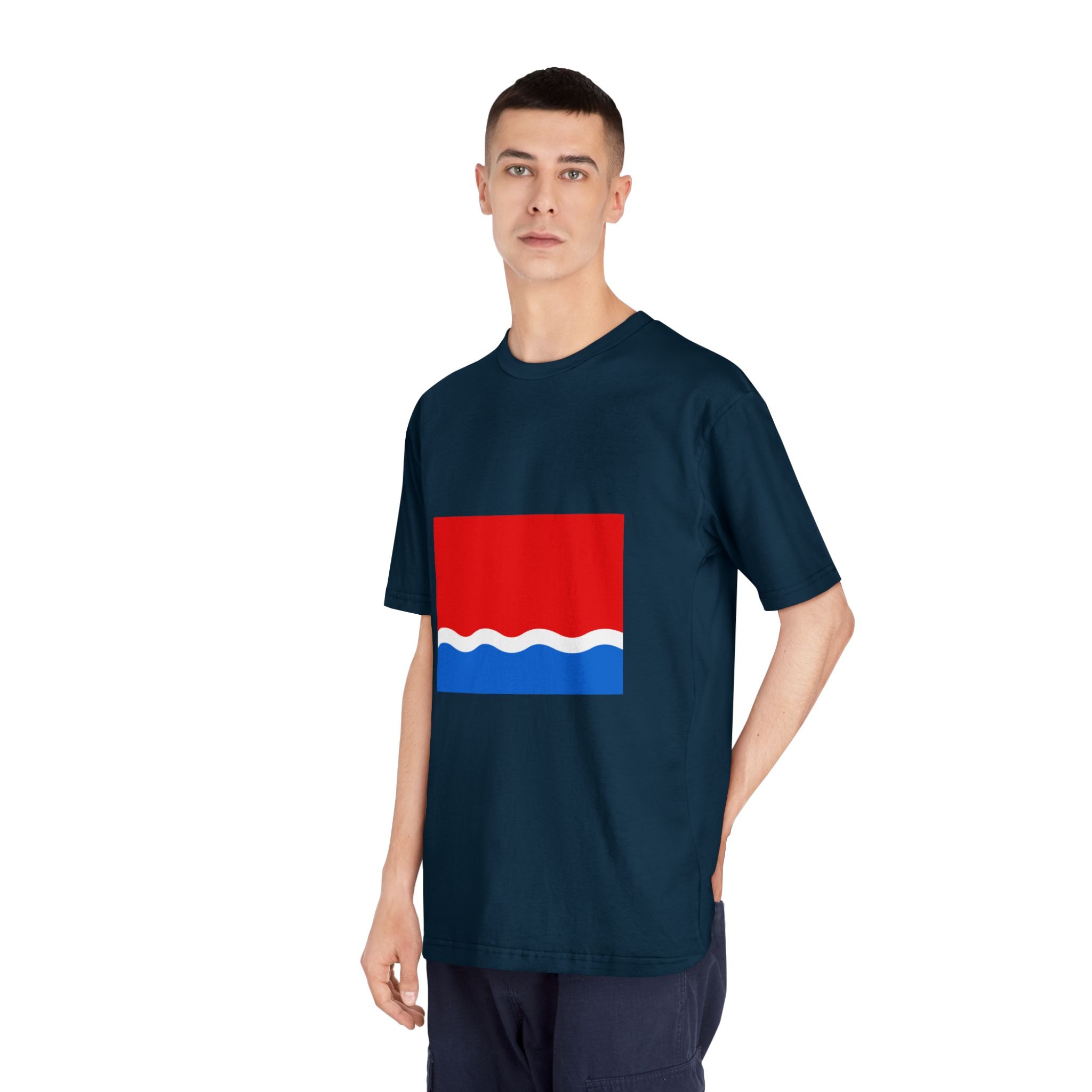 Flag of Amur Oblast Unisex Classic Crewneck T Shirt - Image 20