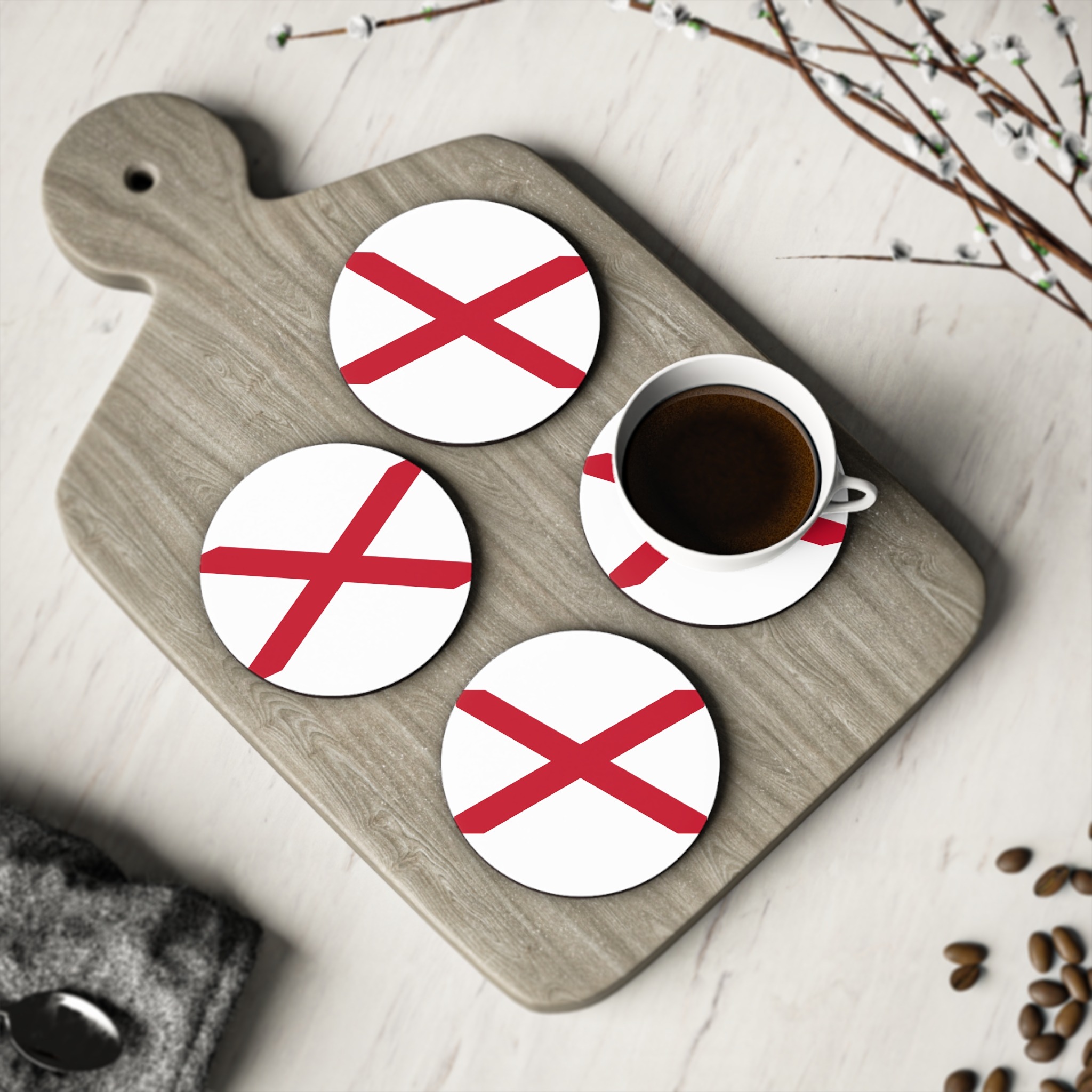 Saint Patrick's Saltire Coasters - Image 4