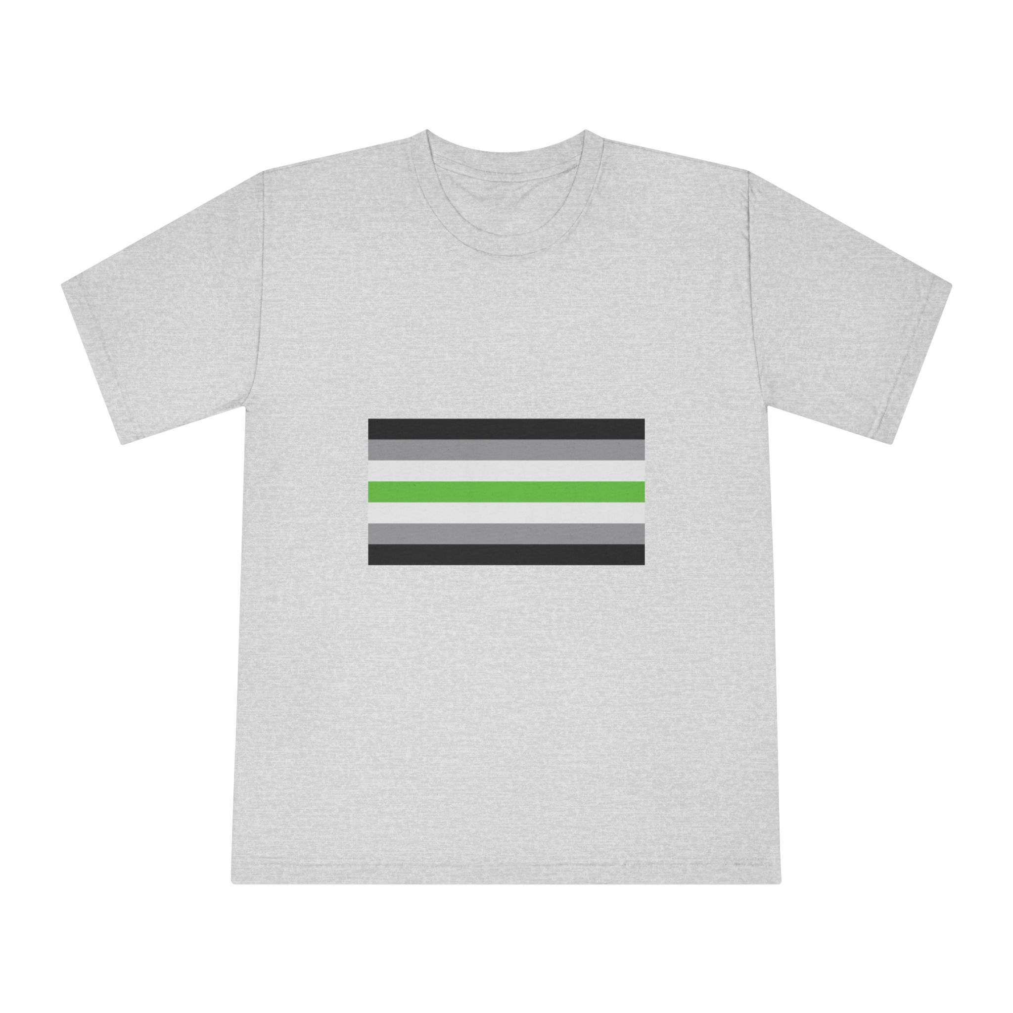 Agender Flag Unisex Classic Crewneck T Shirt - Image 13