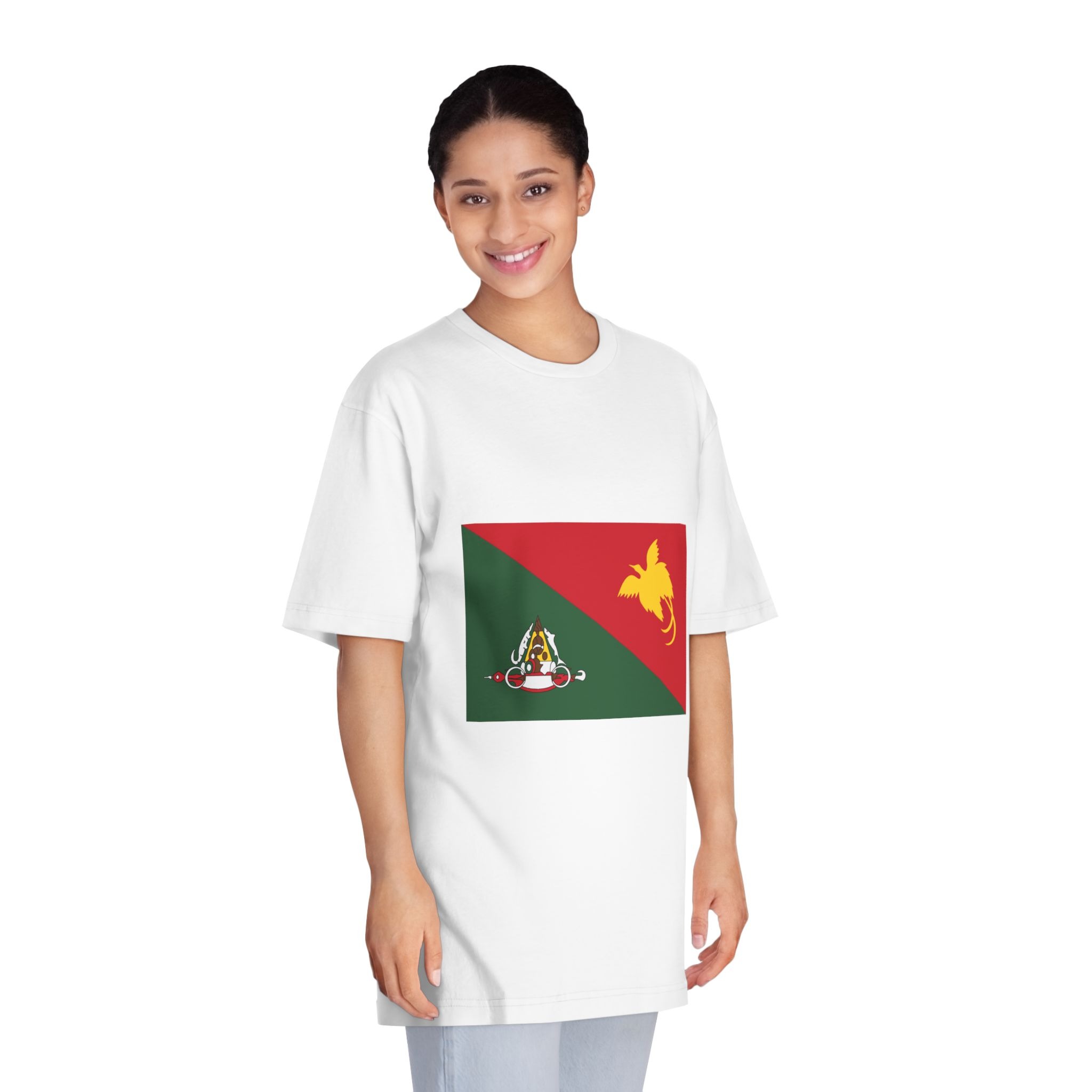 Flag of East Sepik Unisex Classic Crewneck T Shirt - Image 3