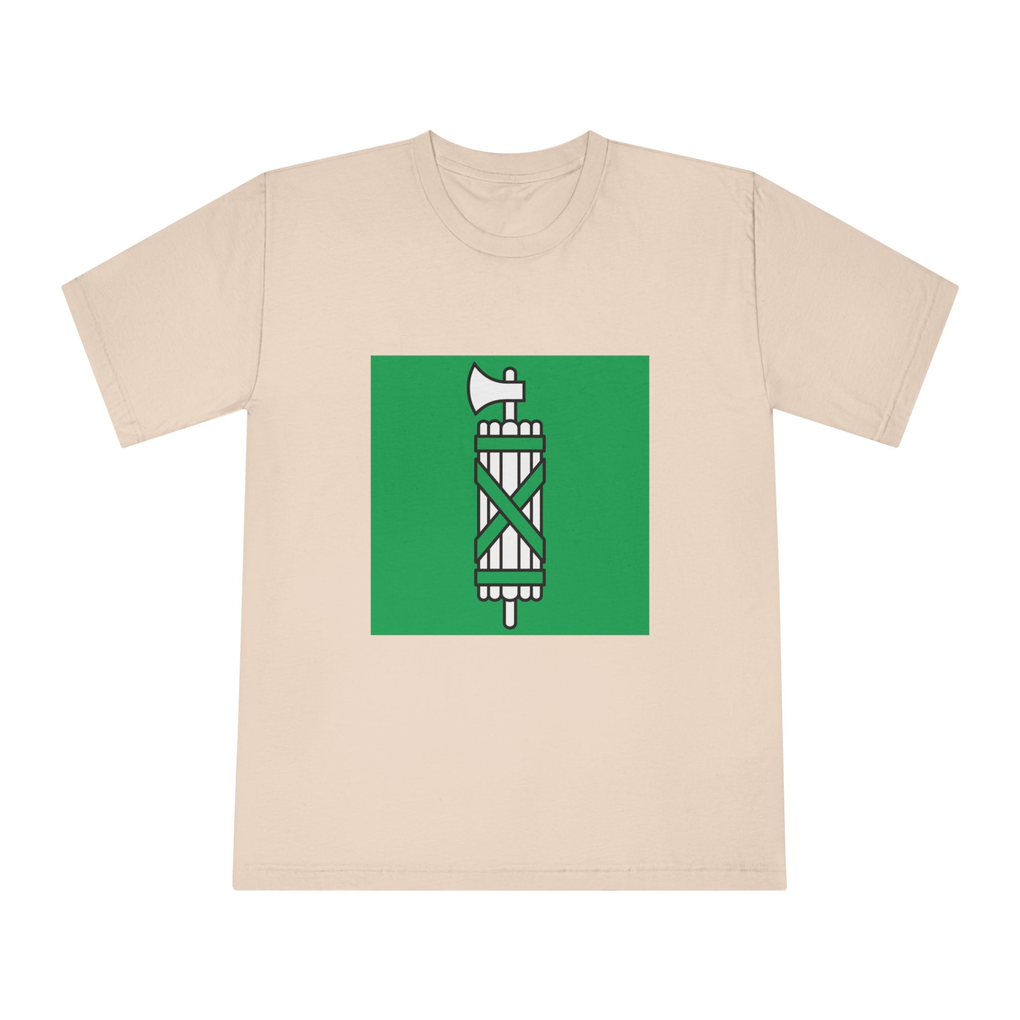 Flag of Canton of Sankt Gallen Unisex Classic Crewneck T Shirt - Image 9