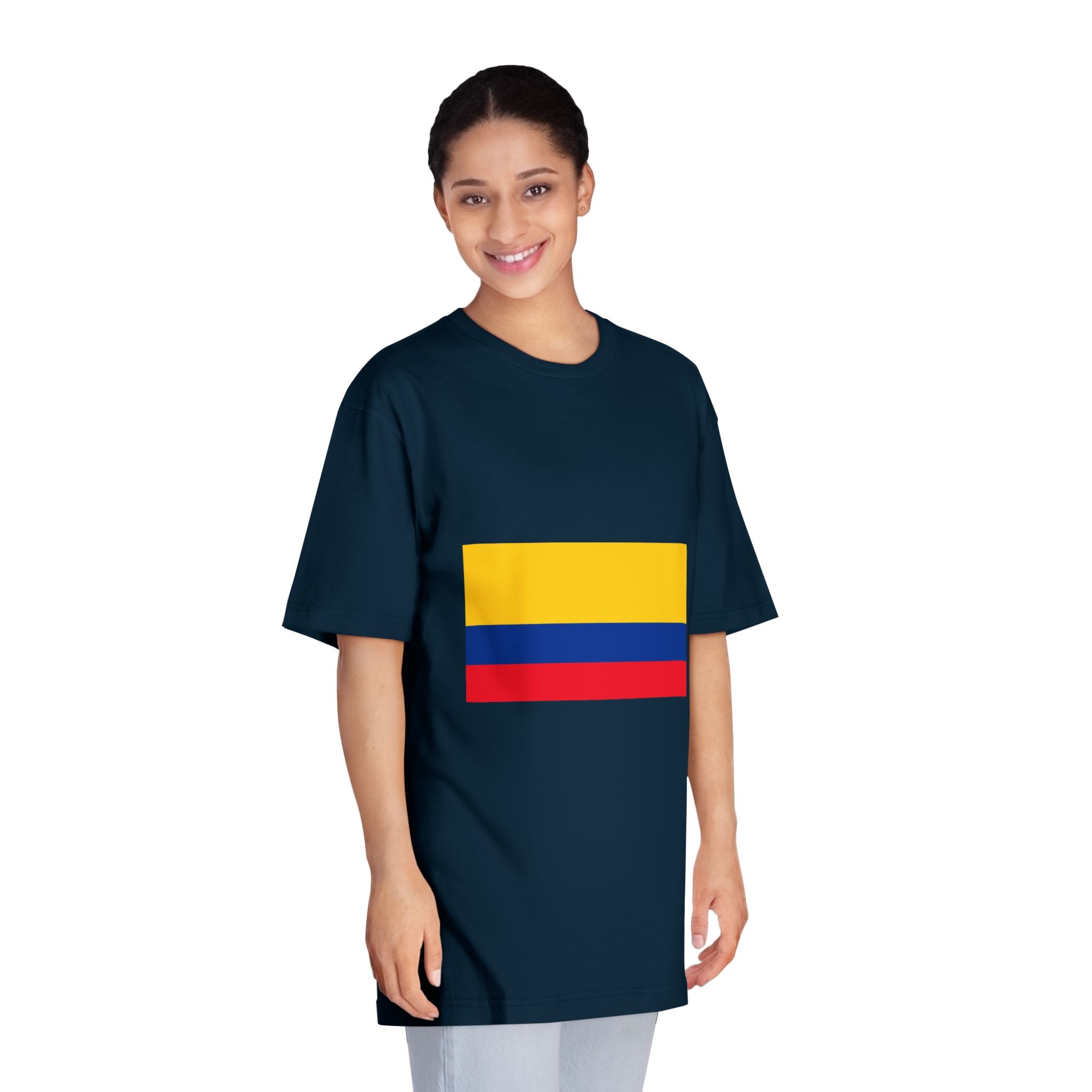 Colombia Flag Unisex Classic Crewneck T Shirt - Image 19