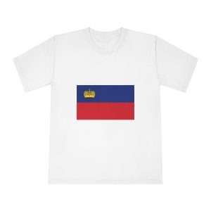 Flag of Liechtenstein Unisex Classic Crewneck T Shirt