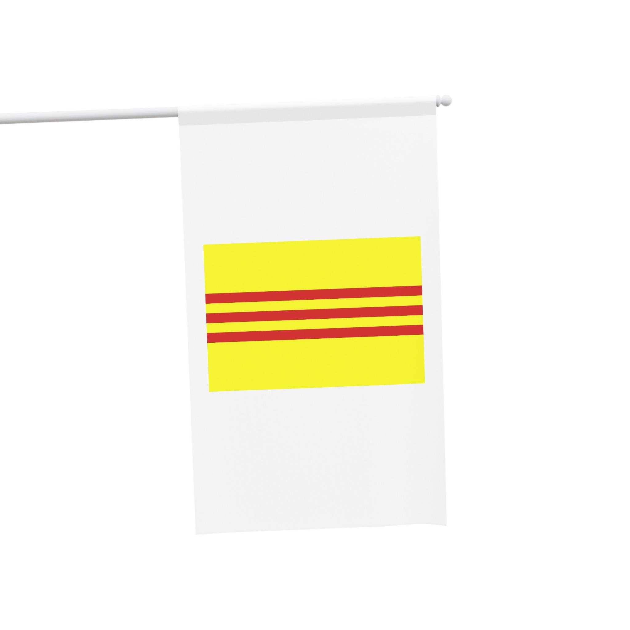 Flag South Vietnam Historical National Flag With Yellow Background Red Stripes Vietname House Banner - Image 3