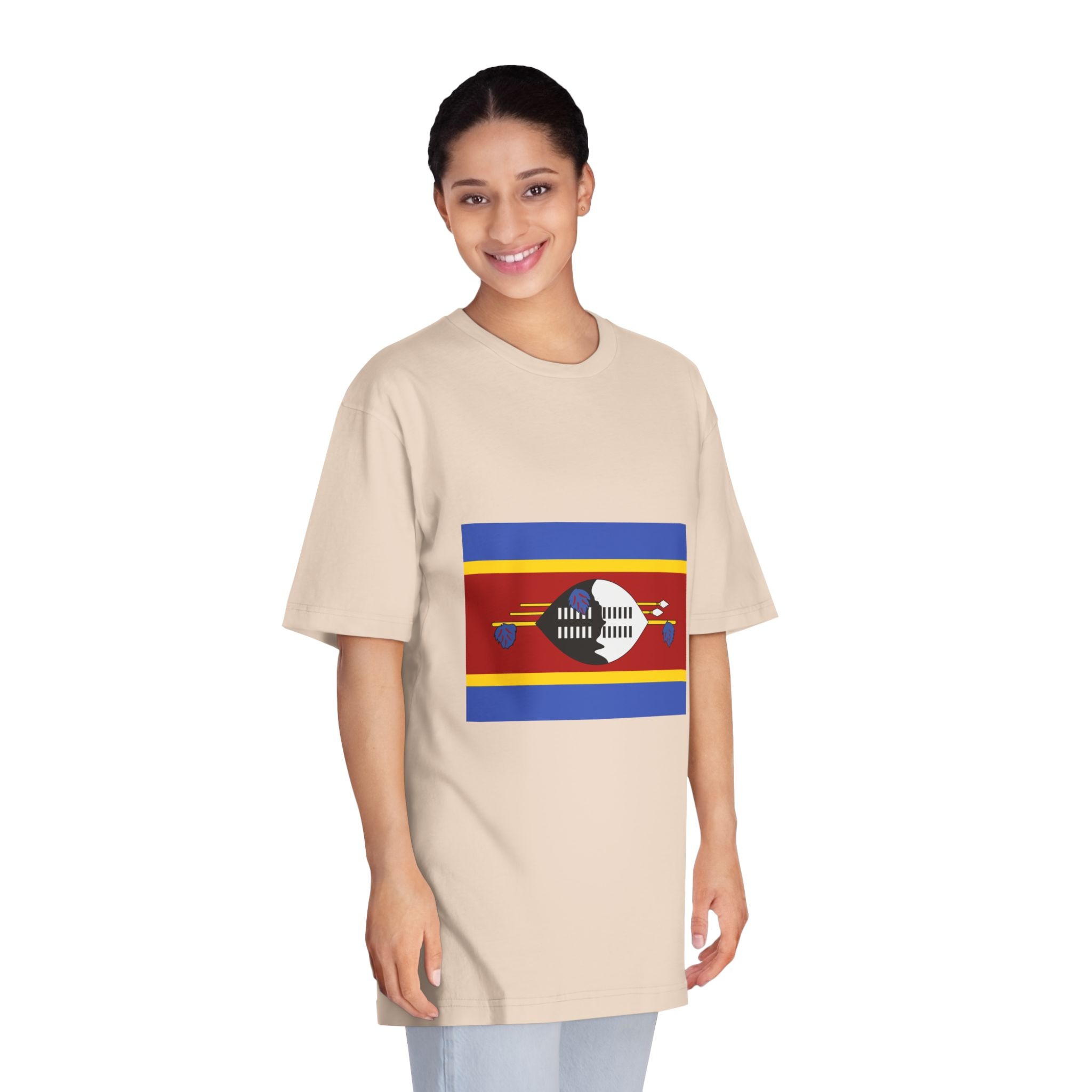 Flag of Eswatini Unisex Classic Crewneck T Shirt - Image 11