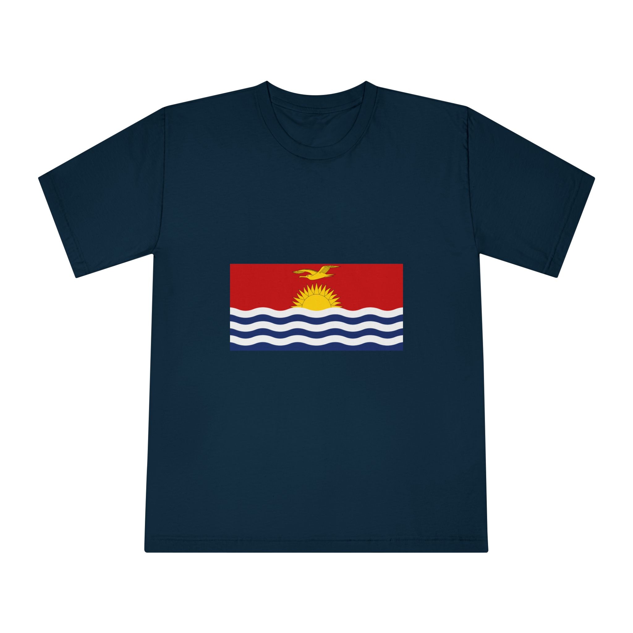 Flag of Kiribati Unisex Classic Crewneck T Shirt - Image 17