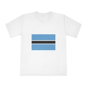 Flag of Botswana Unisex Classic Crewneck T Shirt