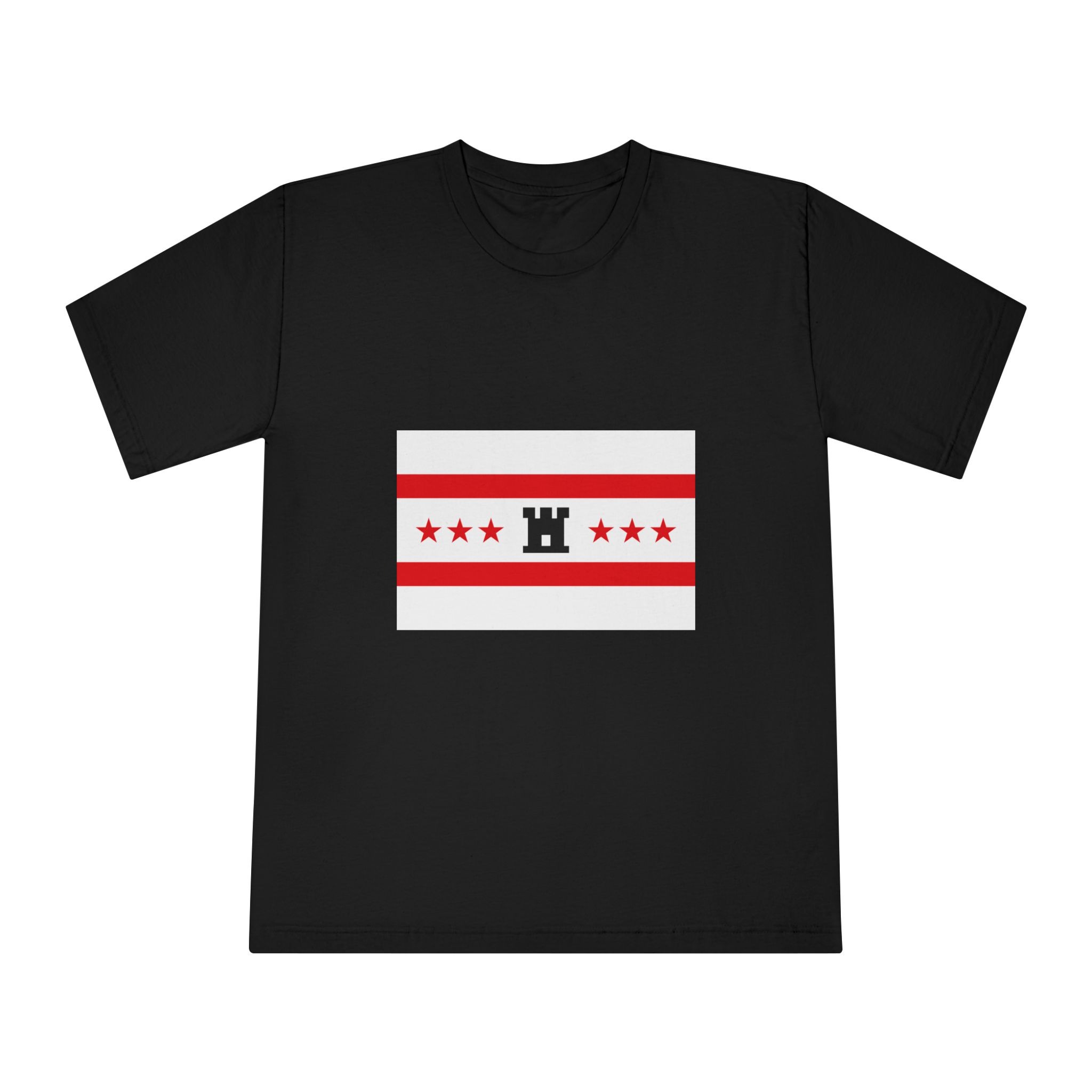 Flag of Drenthe Unisex Classic Crewneck T Shirt - Image 5