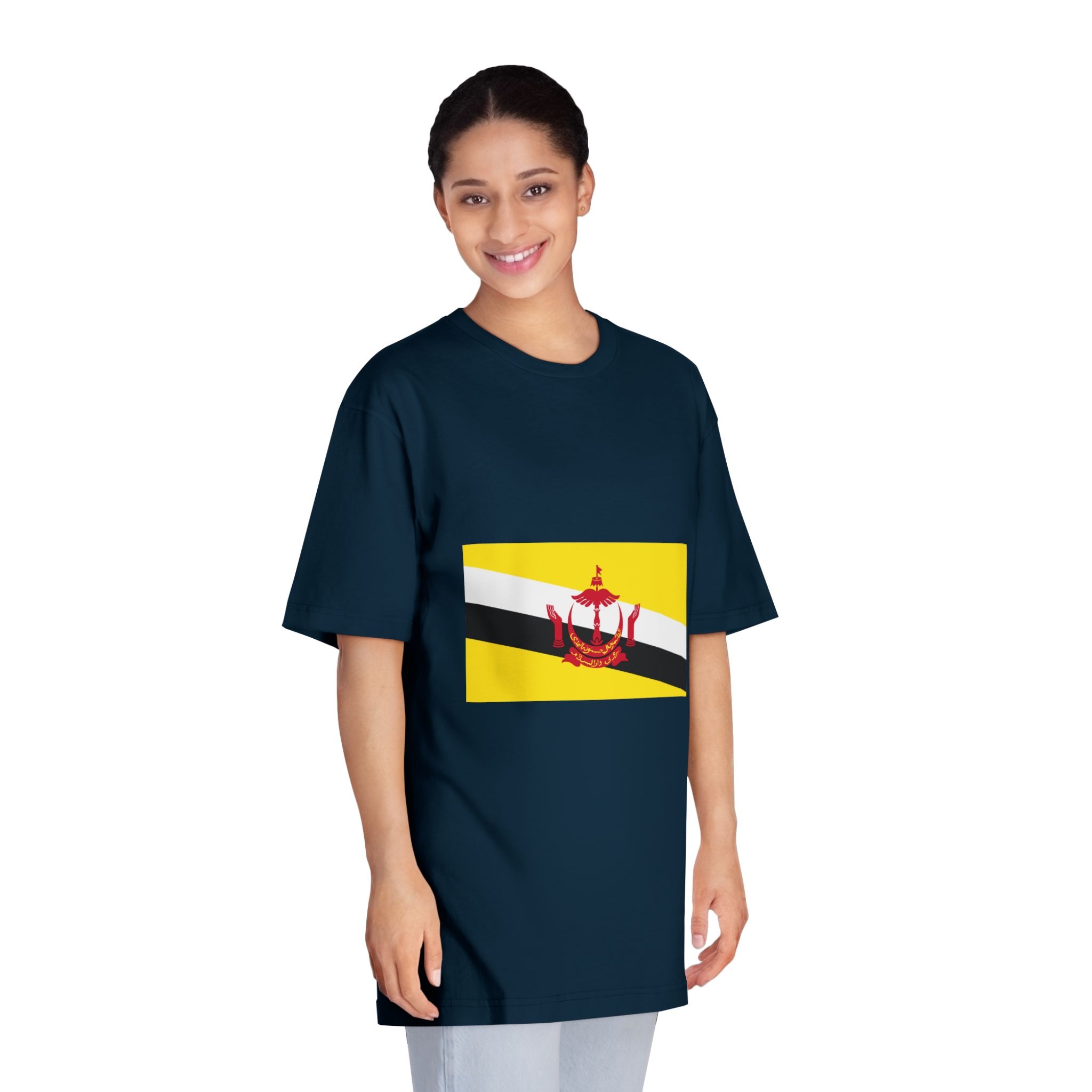 Brunai Flag Unisex Classic Crewneck T Shirt - Image 19